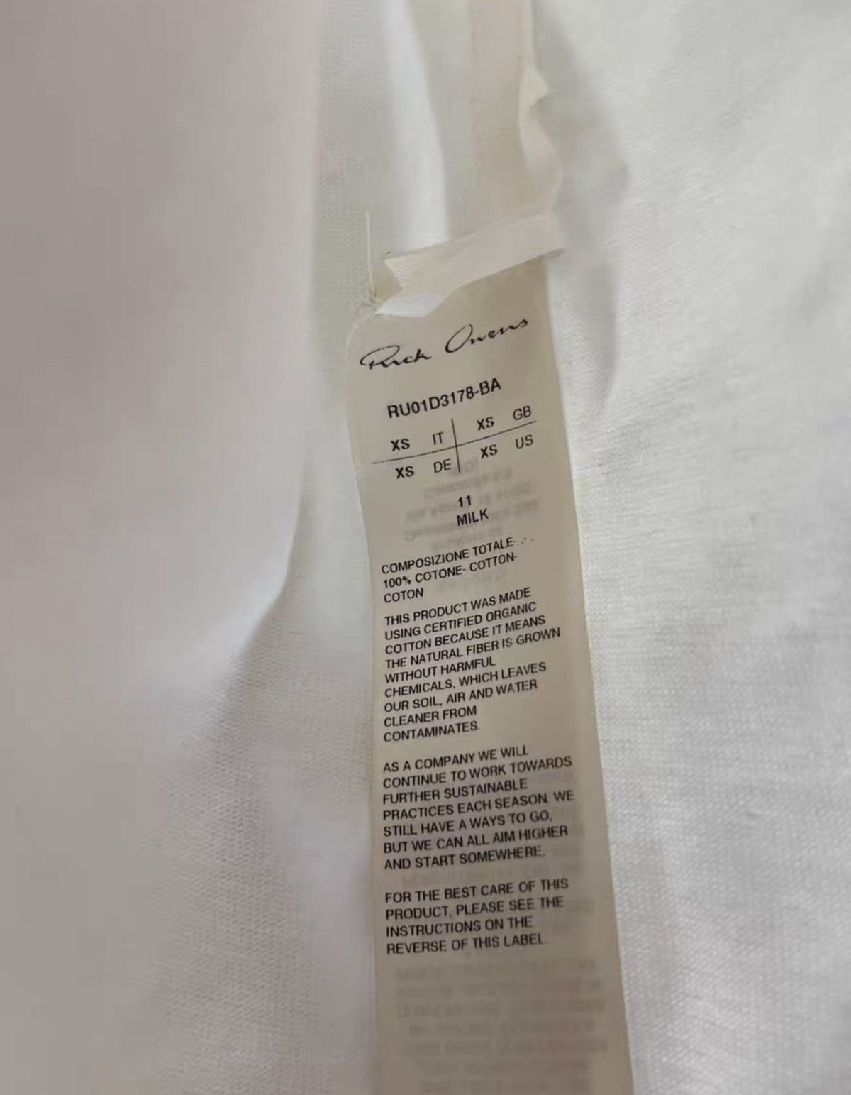Rick Owens Rick Owens Mainline Oversized Cotton Vest Size US XS / EU 42 / 0 - 5 Thumbnail
