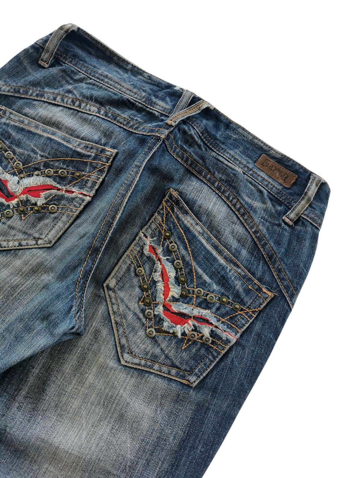 Le Grande Bleu (L.G.B.) Fiappar Distressed Flare Jeans 🔹LGB Inspire Size US 30 / EU 46 - 7 Thumbnail