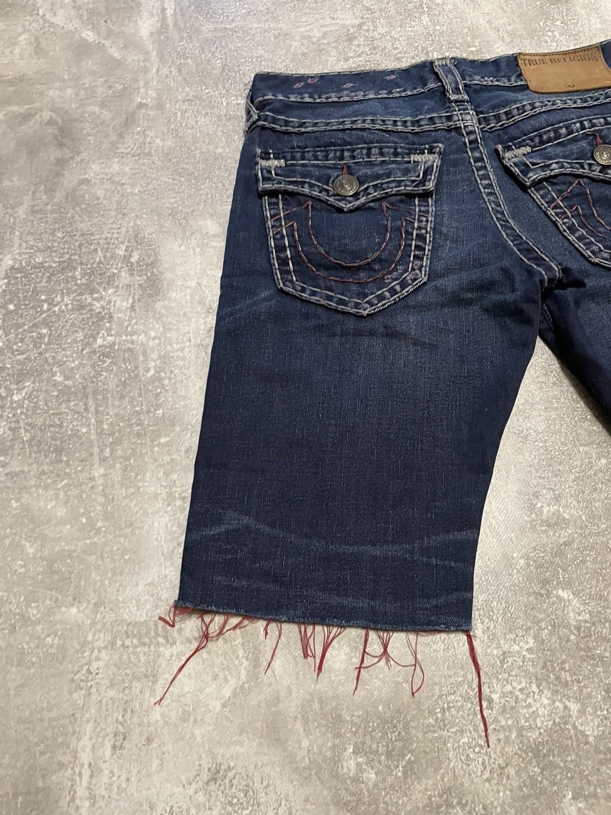 True Religion × Vintage Vintage True Religion Distressed Denim Shorts Size 30 Size US 30 / EU 46 - 15 Thumbnail