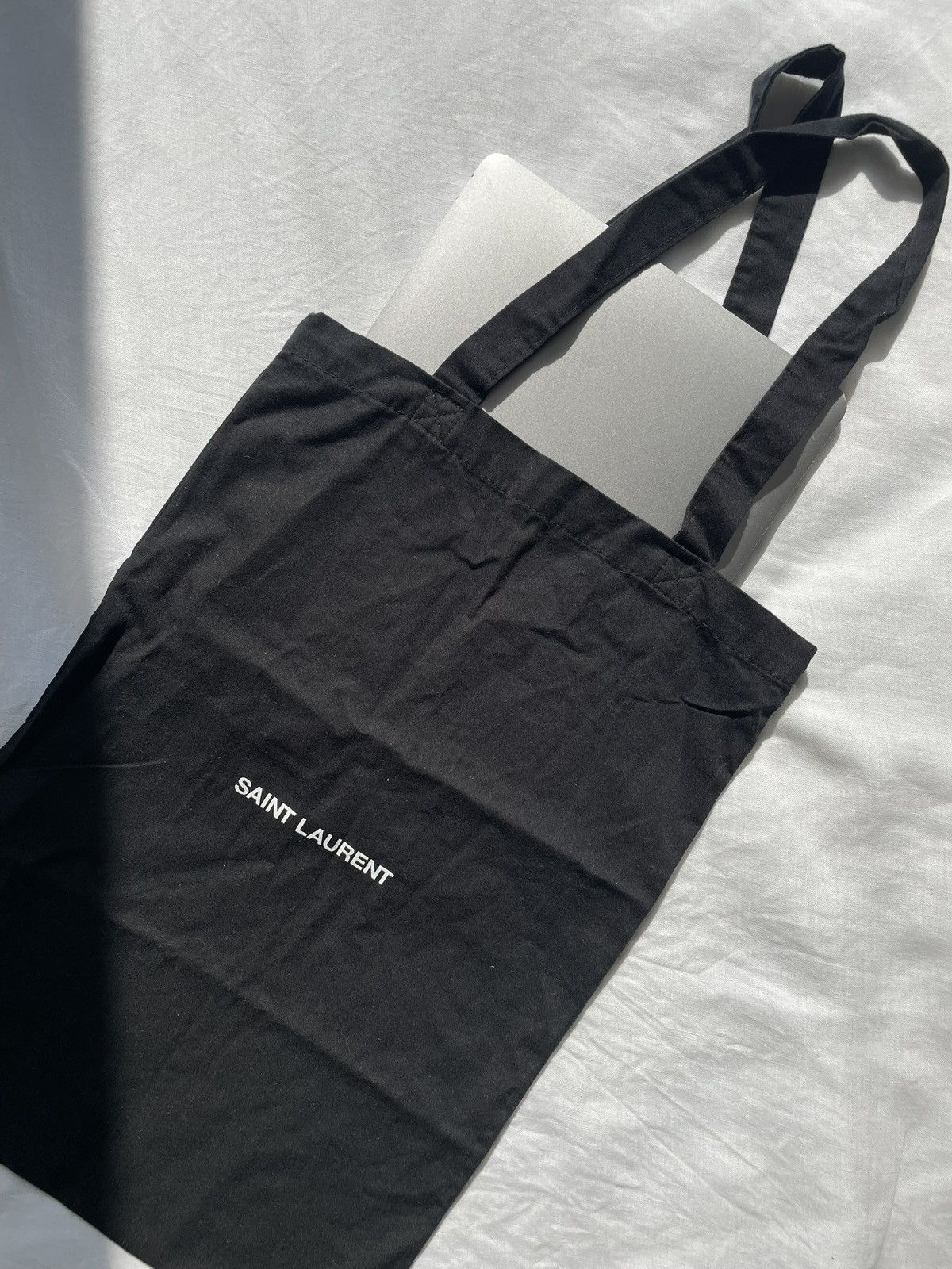 Saint Laurent Paris Saint Laurent cotton tote bag Size ONE SIZE - 2 Thumbnail