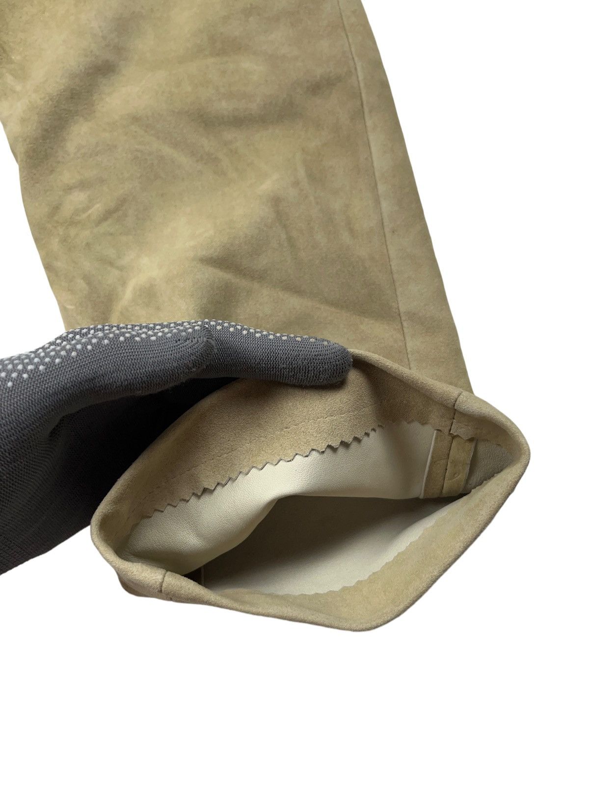 Genuine Leather × Vintage Vintage Alphorn Goat Suede Leather Pants German Size 26" / US 2 / IT 38 - 8 Thumbnail