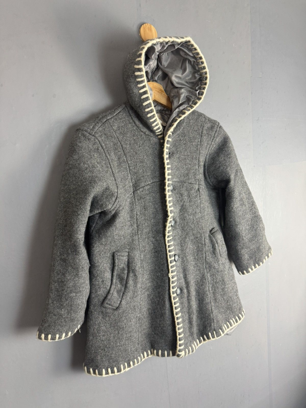 Japanese Brand × Vintage Vintage Zampa Nice Design Hooded Jacket Size S / US 4 / IT 40 - 2 Thumbnail