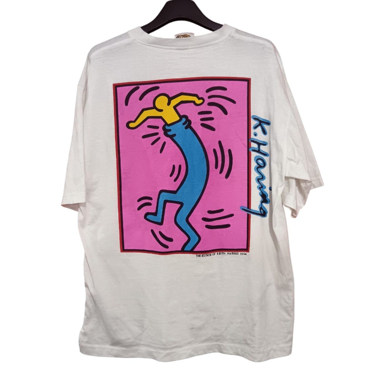 Keith Haring × Vintage Vintage 90s Keith Haring Size US XL / EU 56 / 4 - 2 Thumbnail