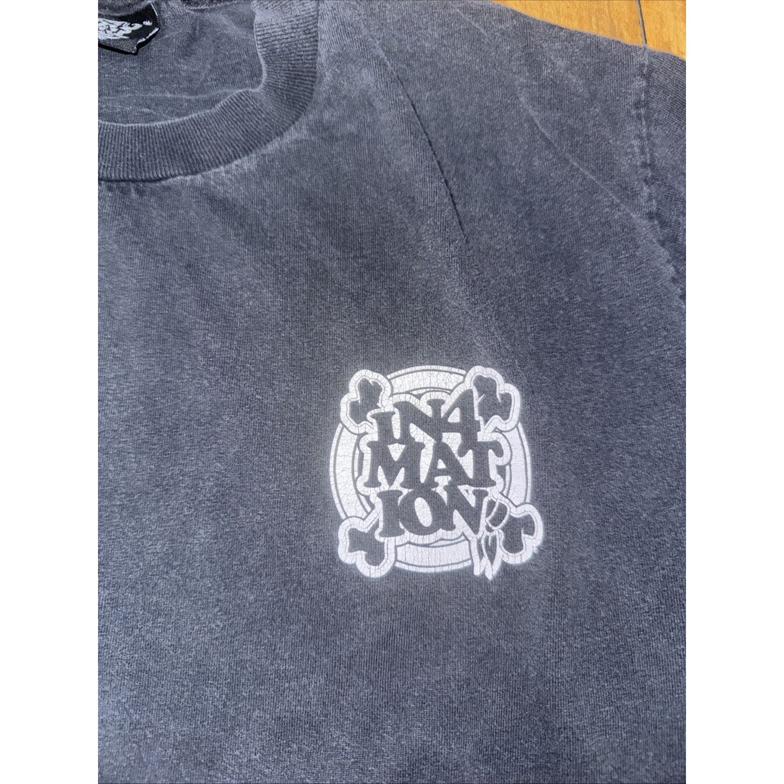 IN4MATION × Vintage Vintage In4mation T-Shirt Black Medium 19x26 Size US M / EU 48-50 / 2 - 2 Thumbnail