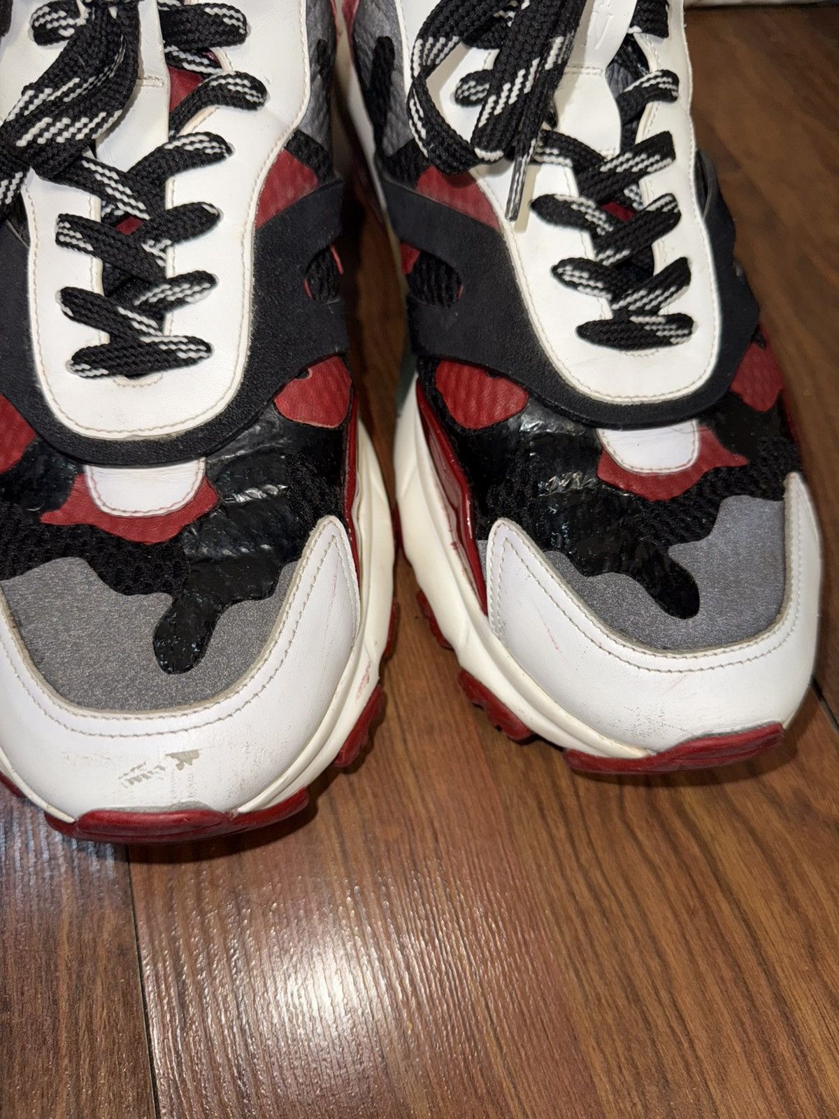 Valentino Valentino Camouflage Bounce Sneakers Size US 12 / EU 45 - 6 Thumbnail