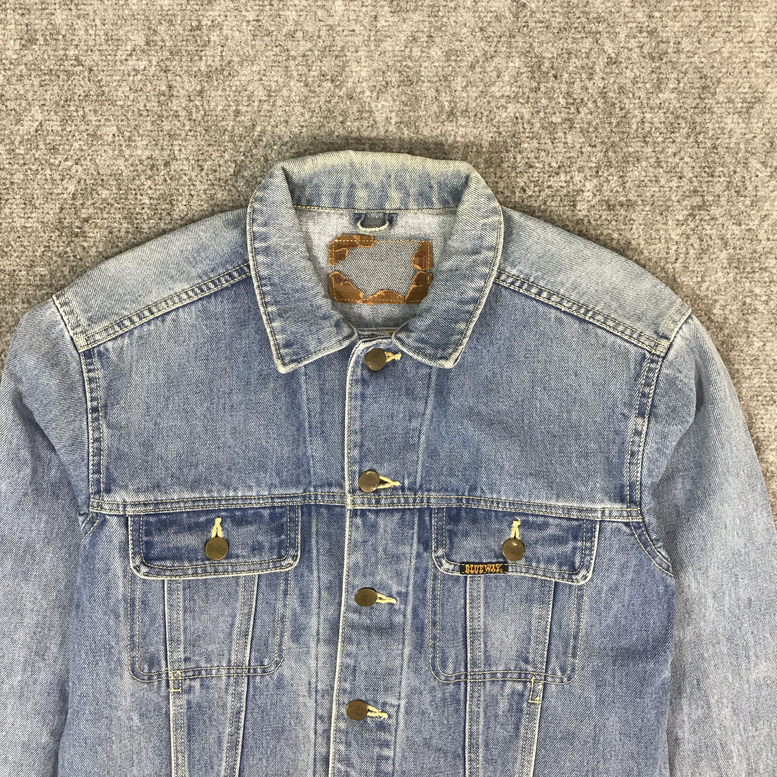 Japanese Brand BLUEWAY TRACKER DENIM JACKET JAPAN K63B11 Size US L / EU 52-54 / 3 - 2 Thumbnail