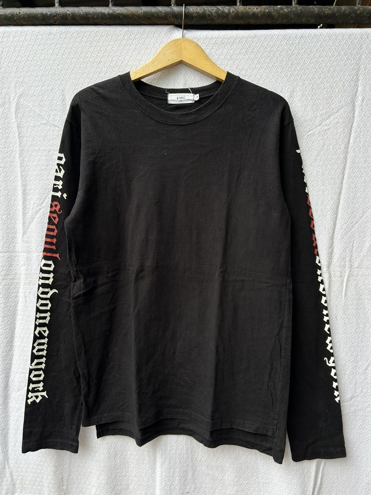 20471120 × Beauty Beast × Japanese Brand G Label Seditionaries Poem Longsleeve Shirt Size US L / EU 52-54 / 3 - 1 Thumbnail