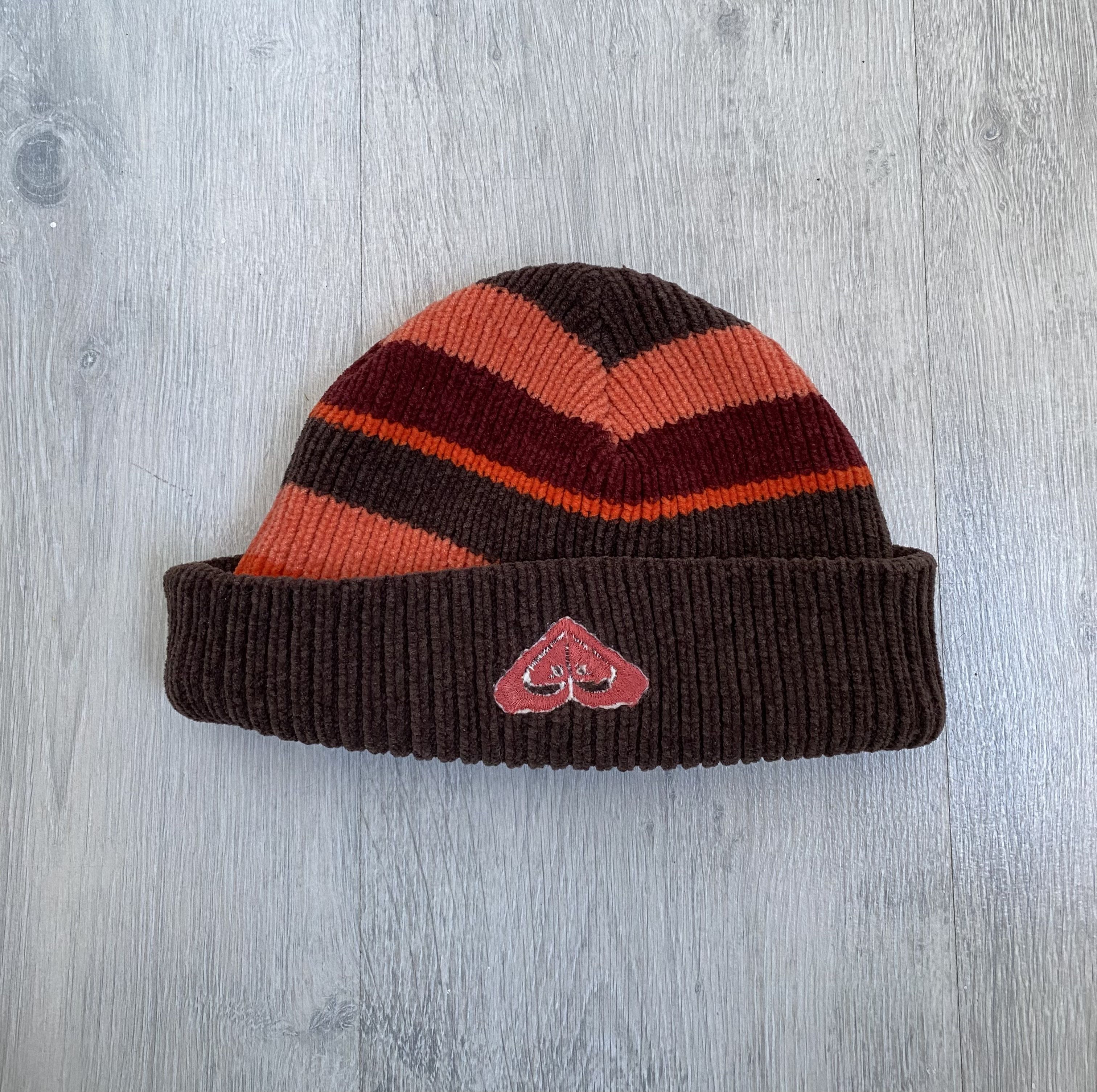 Quiksilver × Vintage Vintage 90s Quiksilver striped multicolour beanie hat Size ONE SIZE - 2 Thumbnail