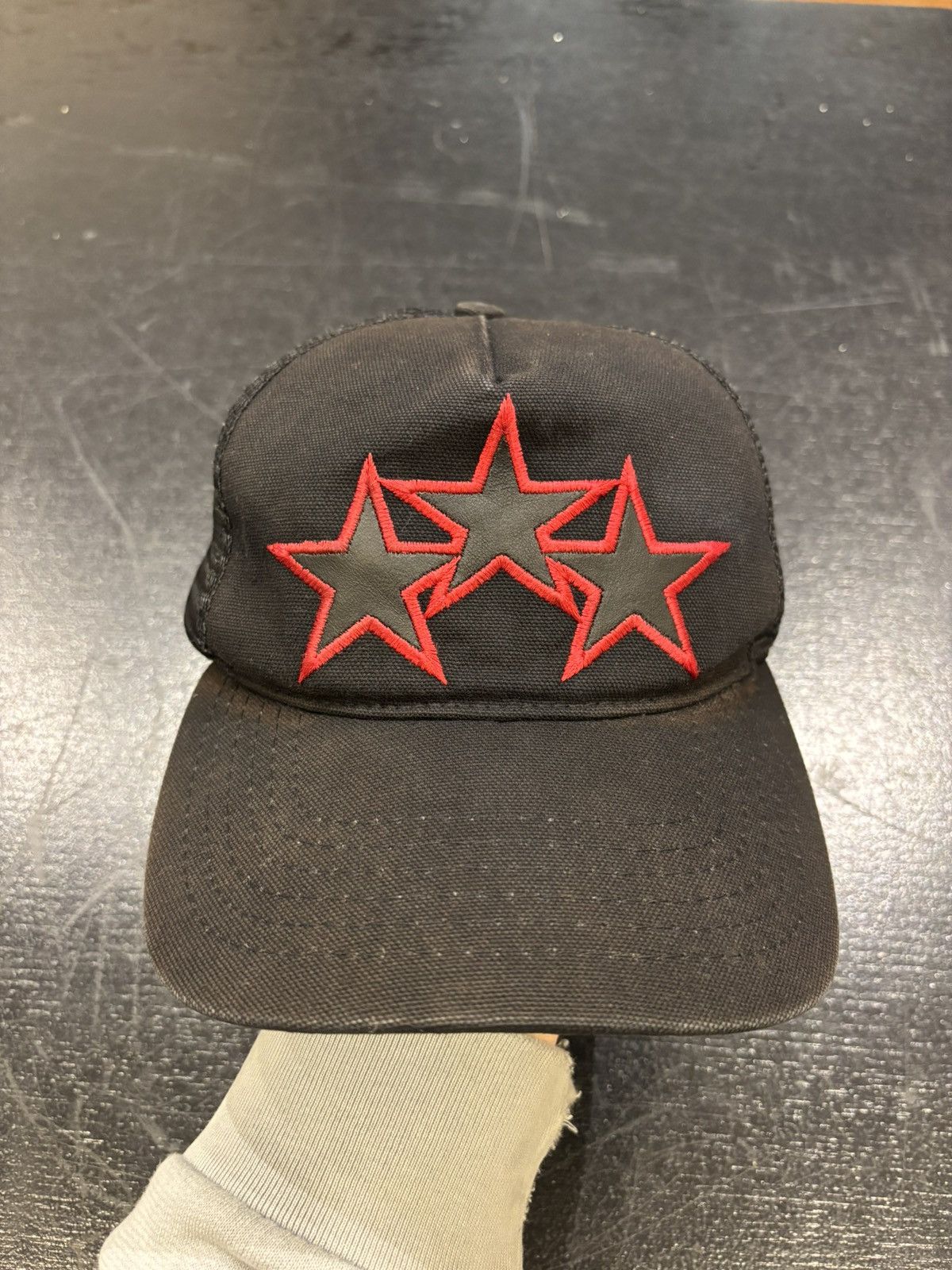 Amiri Amiri Three Star Patch Hat Size ONE SIZE - 1 Thumbnail