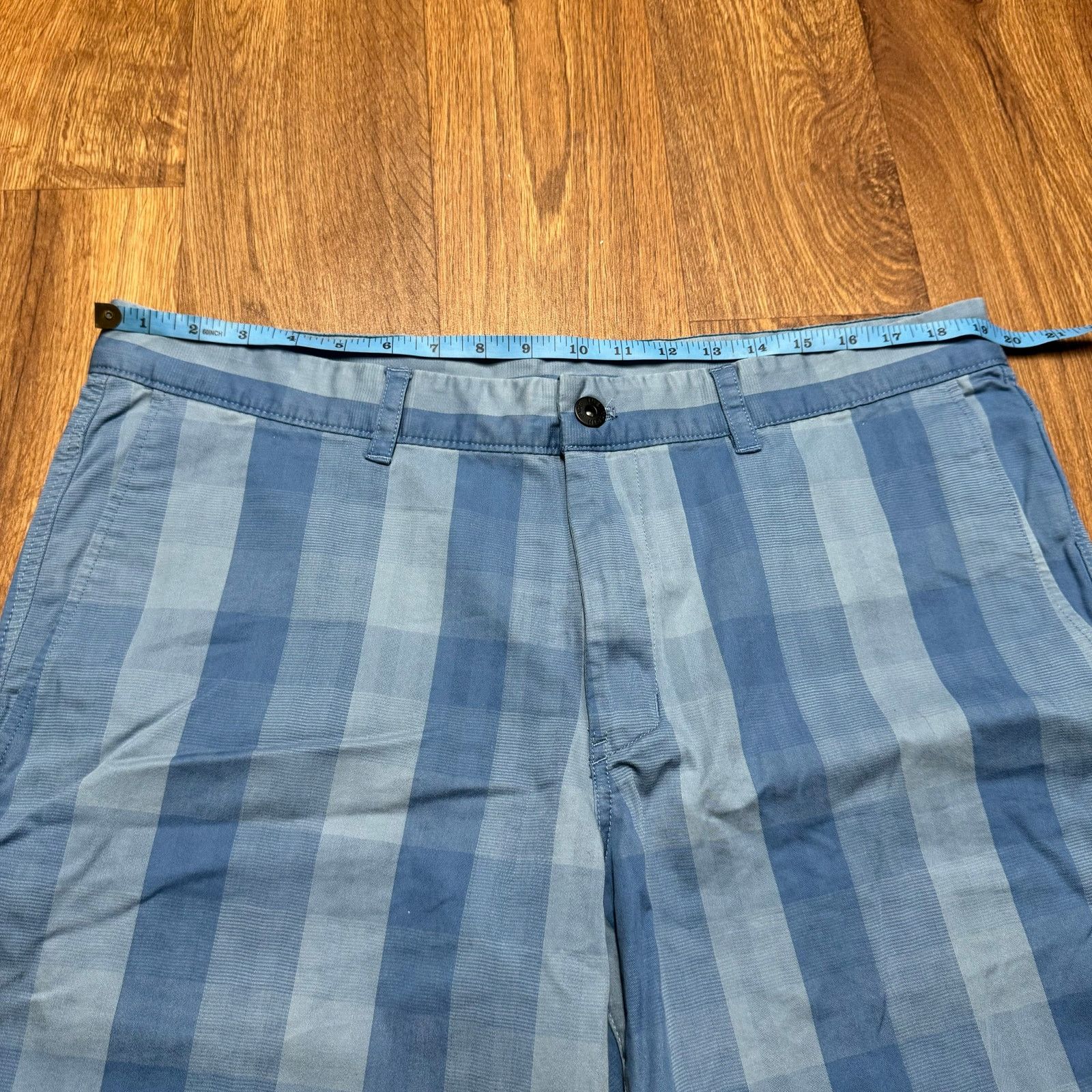 The North Face North Face Men Blue Checkered Plaid Explore Short Stretch 38 Size US 38 / EU 54 - 10 Thumbnail