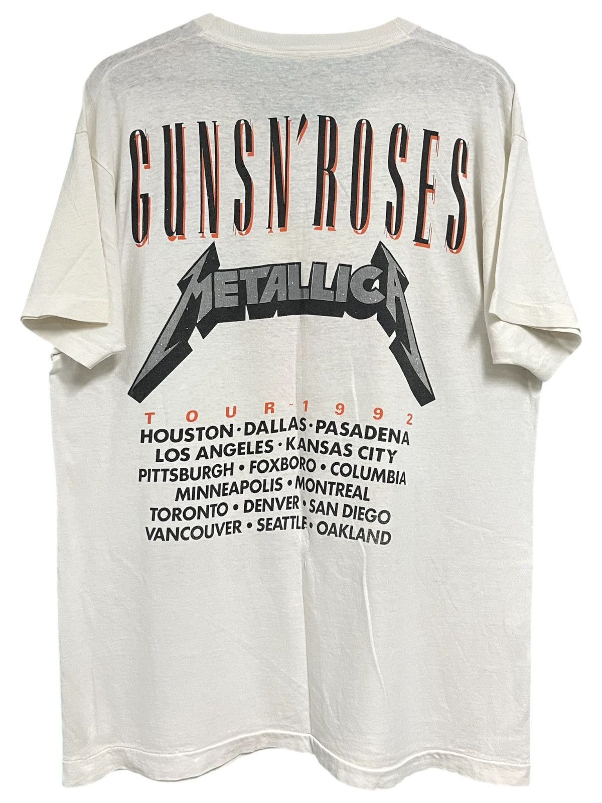 Band Tees Vintage Metallica Guns N Roses 90s t shirt Size US L / EU 52-54 / 3 - 2 Thumbnail