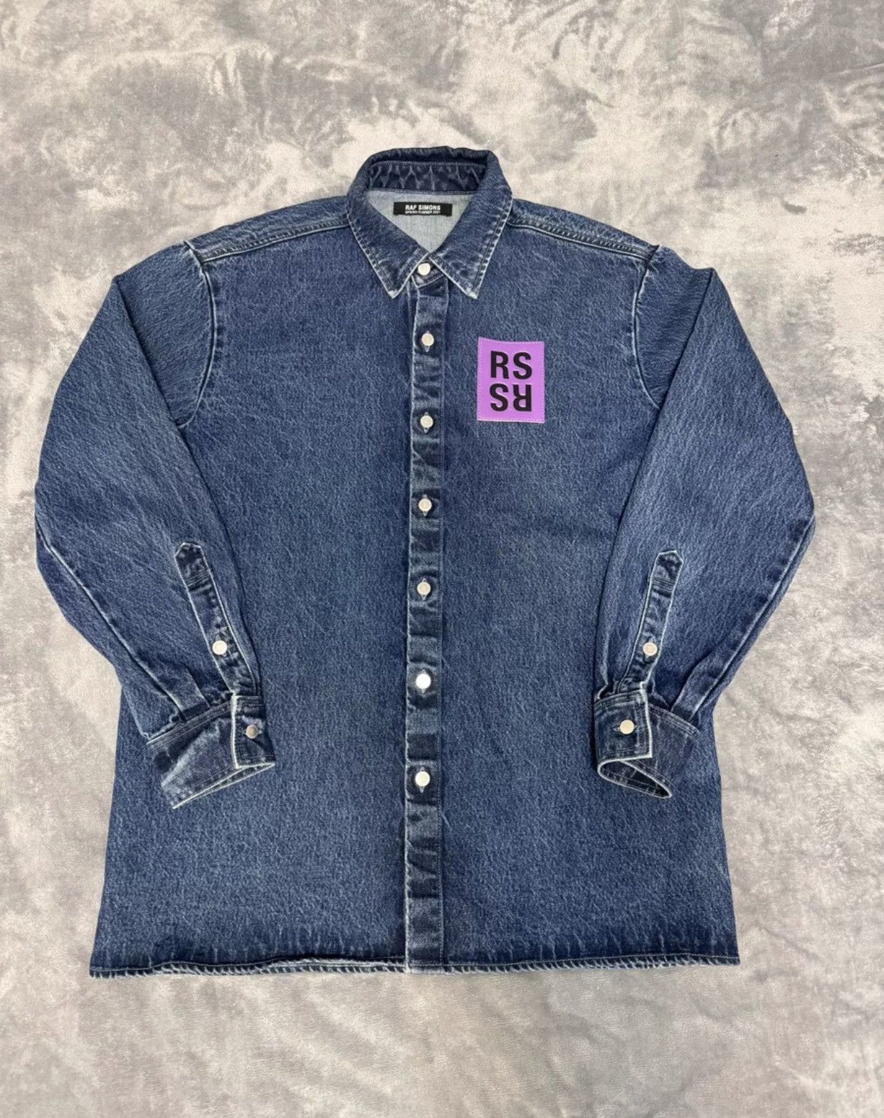Raf Simons 21ss patch shirt