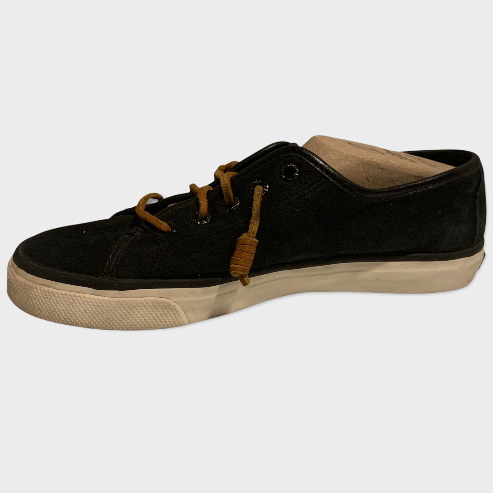 Sperry Sperry Topsider Pier View Black Leather Boat Shoe 8 Maritime Size US 8 / IT 38 - 6 Thumbnail