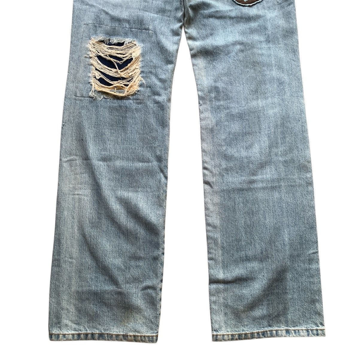 14th Addiction 2000s Lust x GladNews Patchwork Rockstar Distressed Jeans Size US 30 / EU 46 - 11 Thumbnail