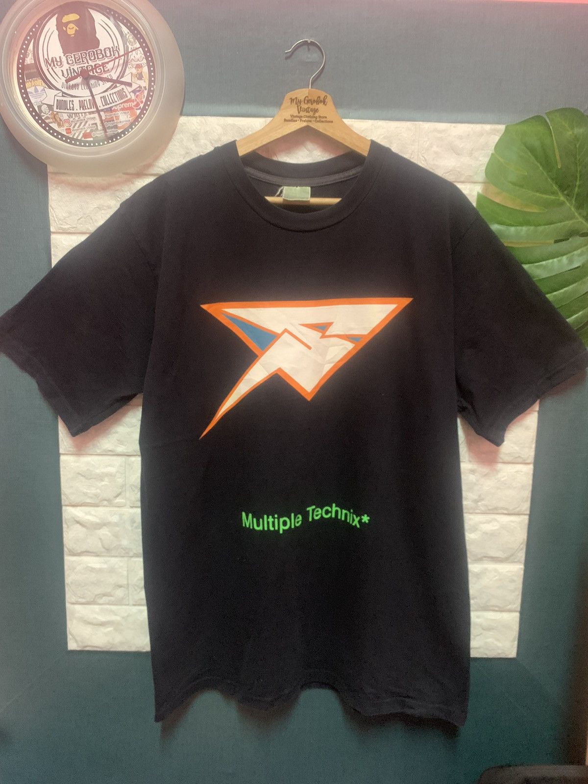 Stussy × Vintage VINTAGE!! Shirt STUSSY X MULTIPLE TECHNIX Size US L / EU 52-54 / 3 - 1 Thumbnail