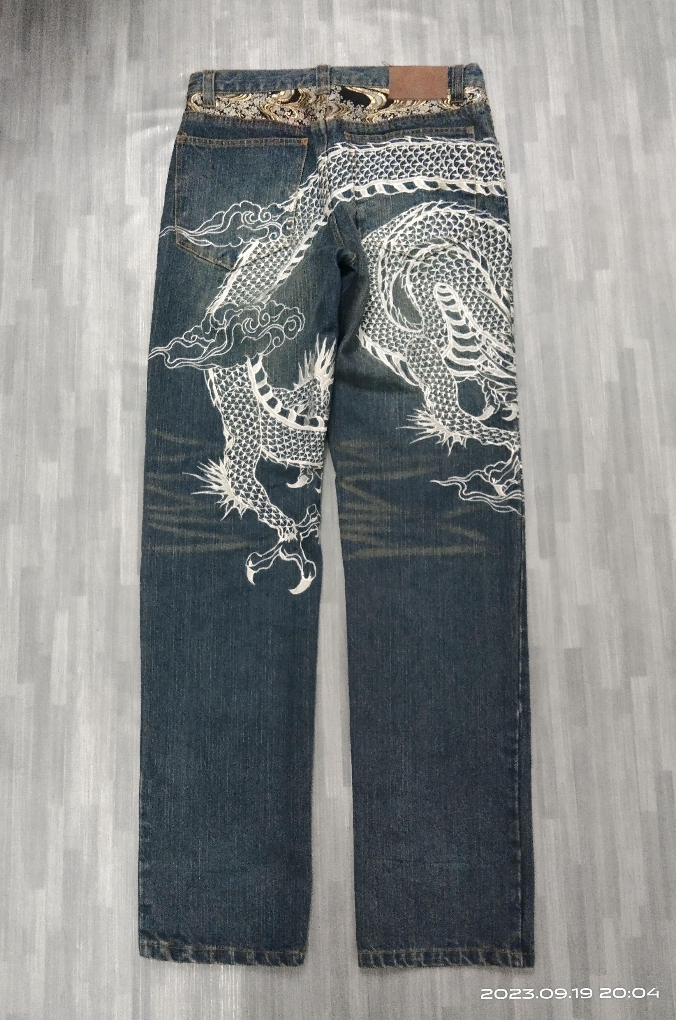 Dragonfly SiCK RUSTY THE JAPANESE TRADITION DRAGONFLY EMBROIDED Size US 31 - 3 Thumbnail