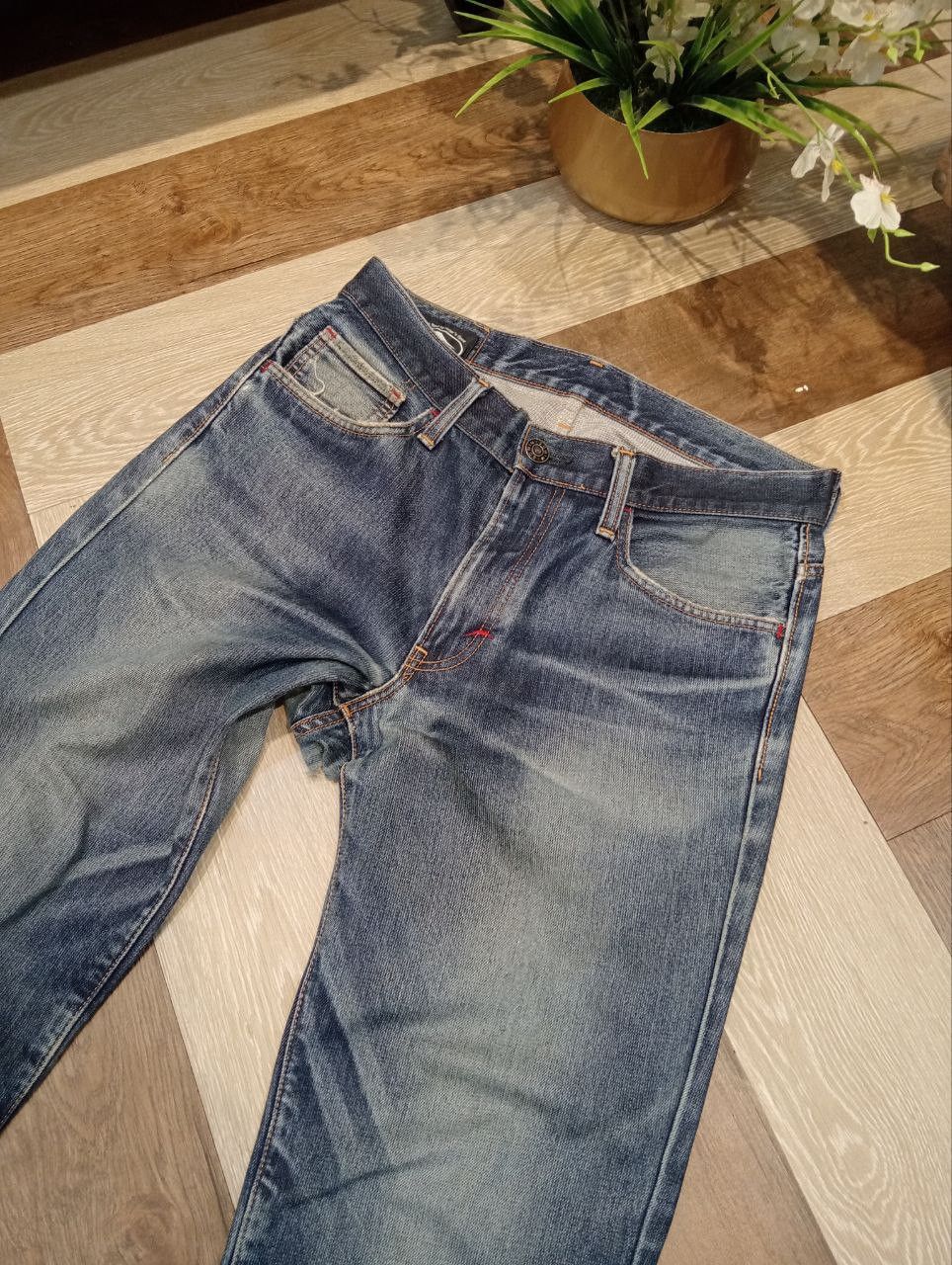 Edwin VINTAGE EDWIN ZYLON X KUSHITANI HAMAMATSU LIMITED JEANS Size US 33 - 4 Thumbnail