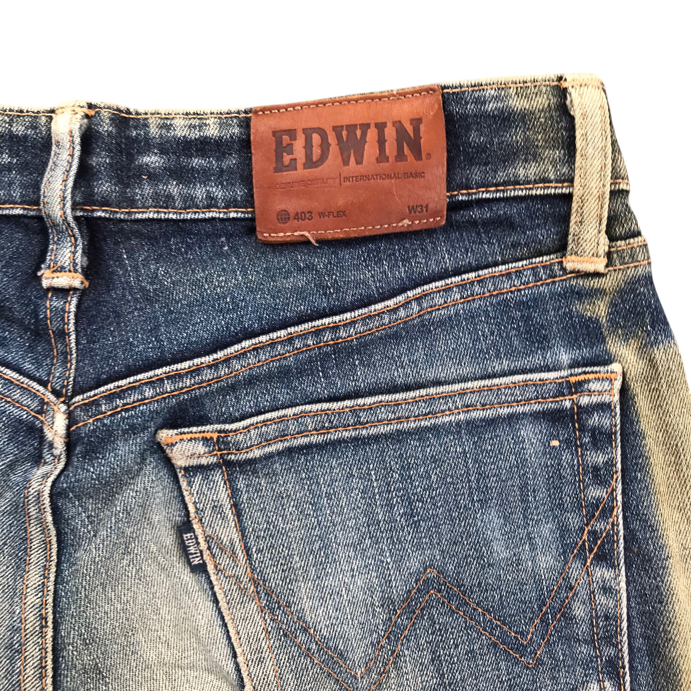 Edwin Vintage Edwin Distressed Denim Sun Faded-Size 30 Size US 30 / EU 46 - 8 Thumbnail