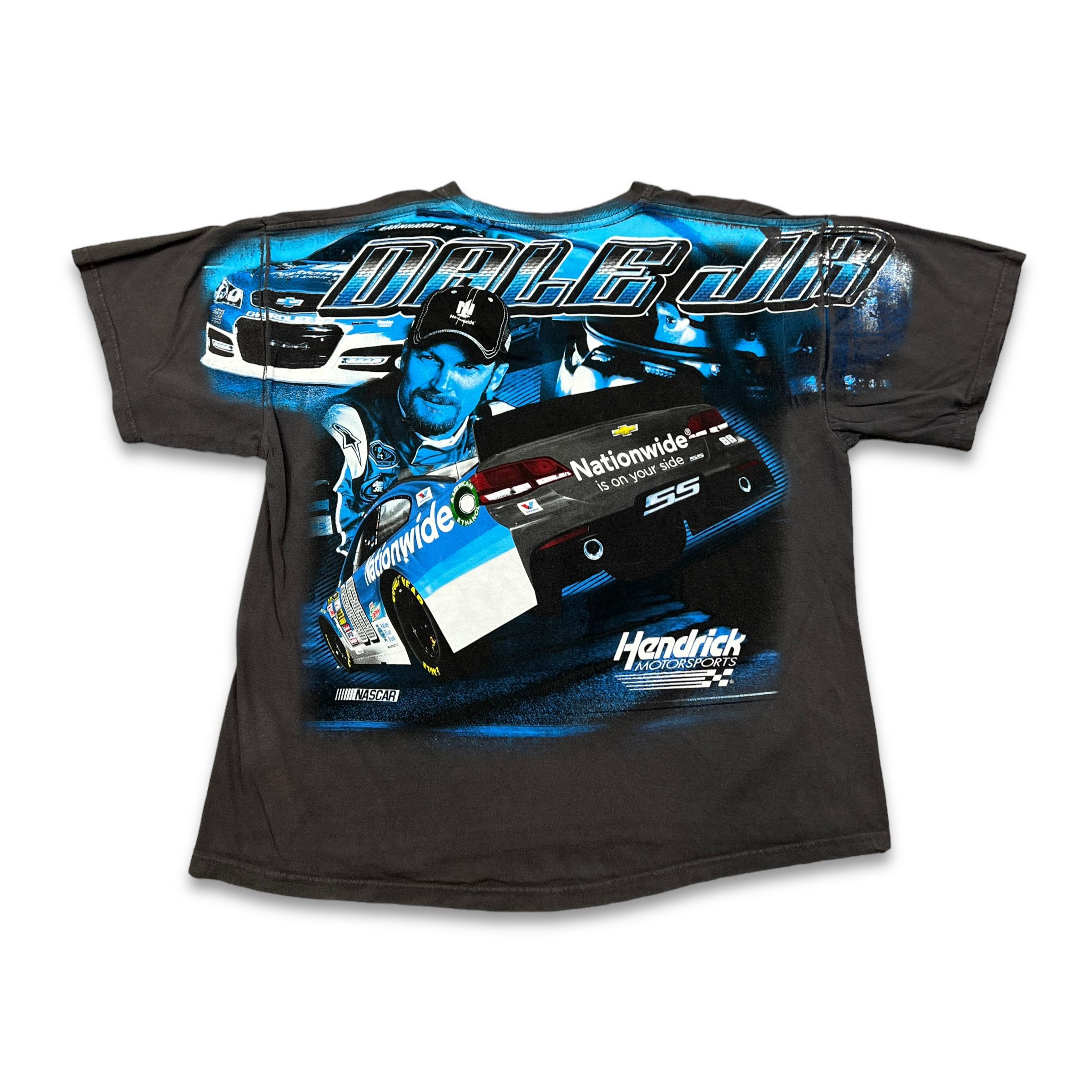 NASCAR Vintage Y2K Dale Earnhardt Jr All Over Print NASCAR Tee Size US XL / EU 56 / 4 - 4 Thumbnail