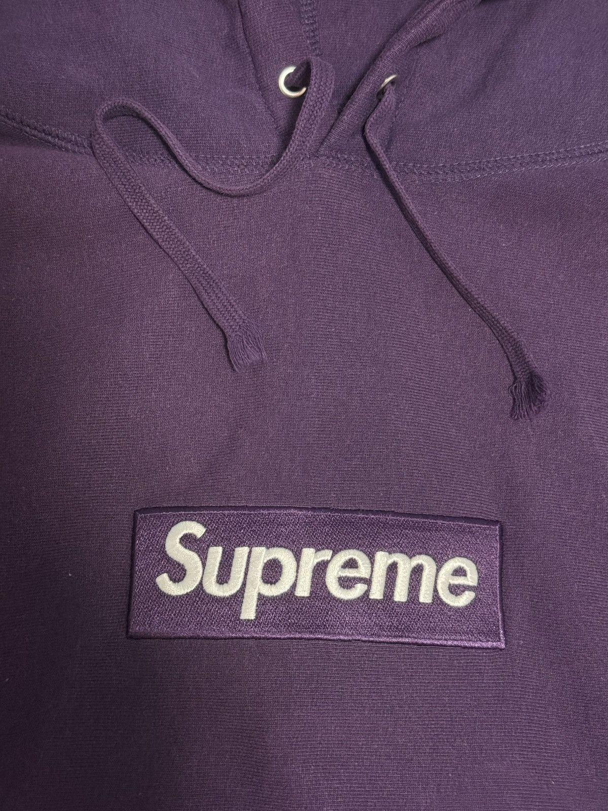 Supreme Supreme fw23 purple on purple box logo hooded sweatshirt Size US XL / EU 56 / 4 - 2 Thumbnail