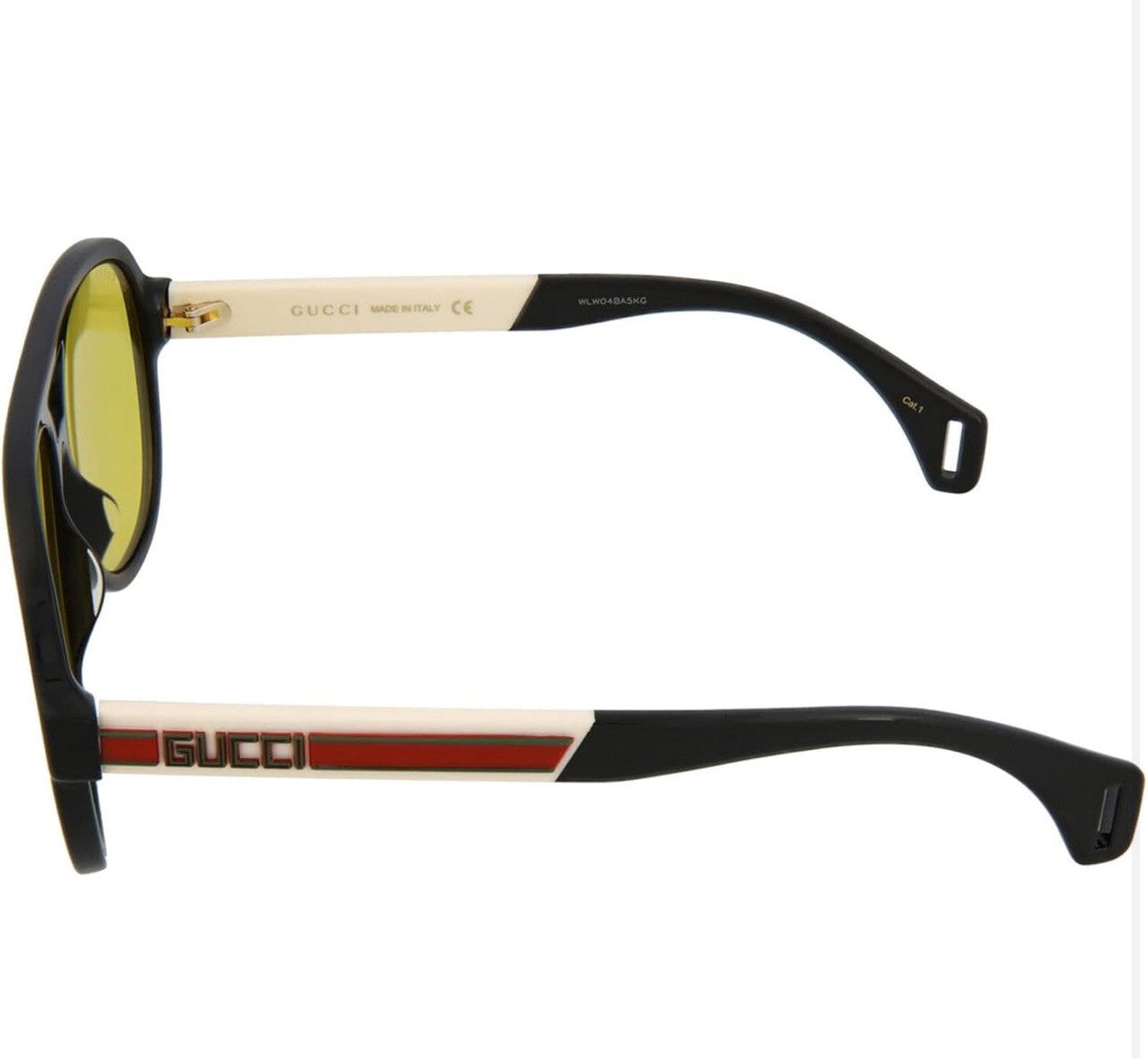 Gucci Gucci GG0463S 001 Oversized Black Acetate Pilot Sunglasses Size ONE SIZE - 12 Thumbnail