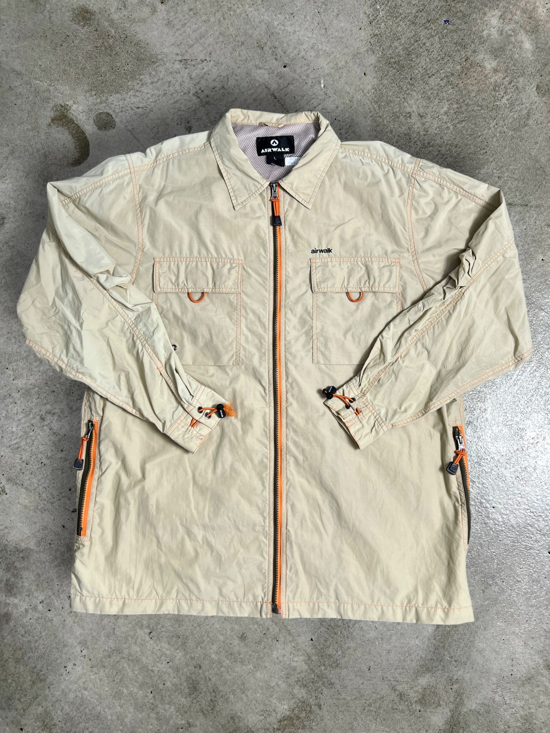 Airwalk Airwalk Full Zip Nylon Light Jacket (L) JKA433 Size US L / EU 52-54 / 3 - 1 Thumbnail