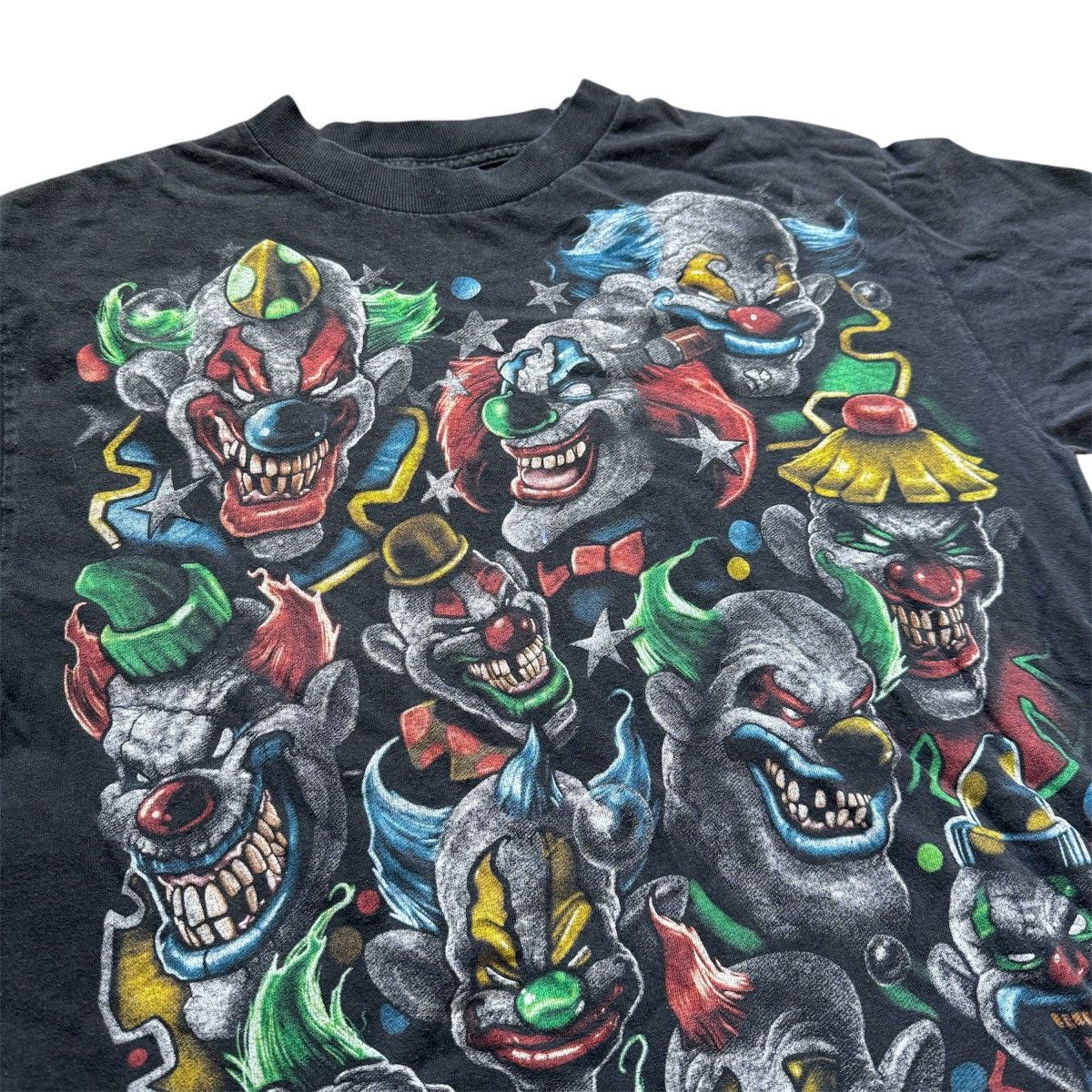 Vintage 2000s Vintage Faded Clown Laughing Tee Size US M / EU 48-50 / 2 - 3 Thumbnail