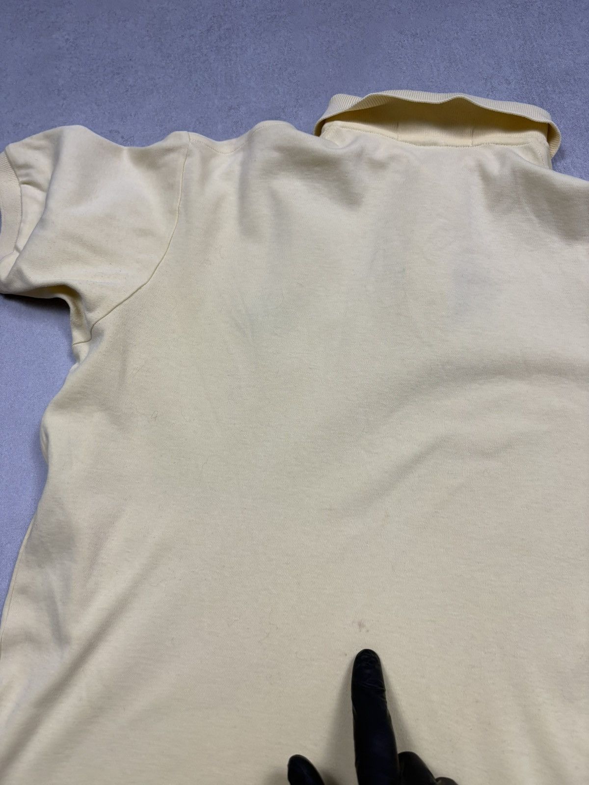 Burberry 80s Vintage Burberrys London Polo Shirt Embroidered Crest Size US L / EU 52-54 / 3 - 13 Thumbnail