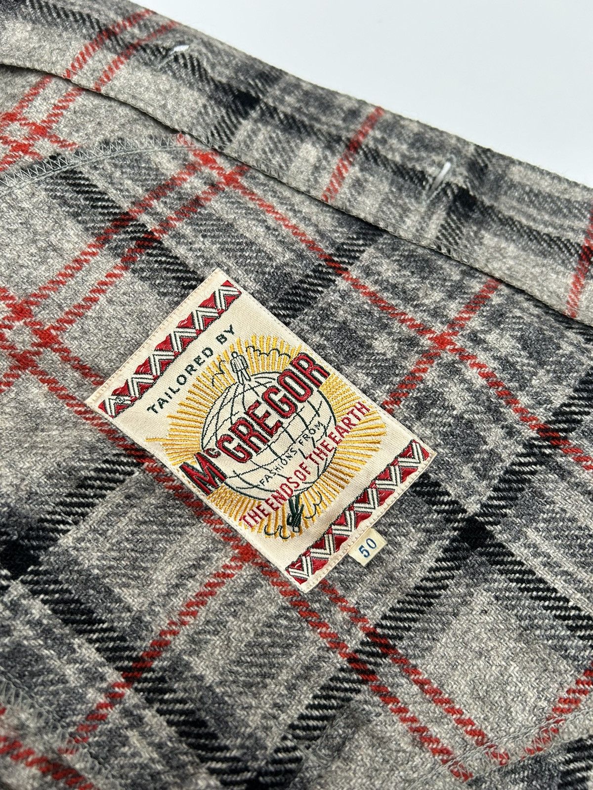 McGregor × Vintage Vintage 70’s McGregor Sportswear Plaid Flannel Jacket Size US M / EU 48-50 / 2 - 8 Thumbnail