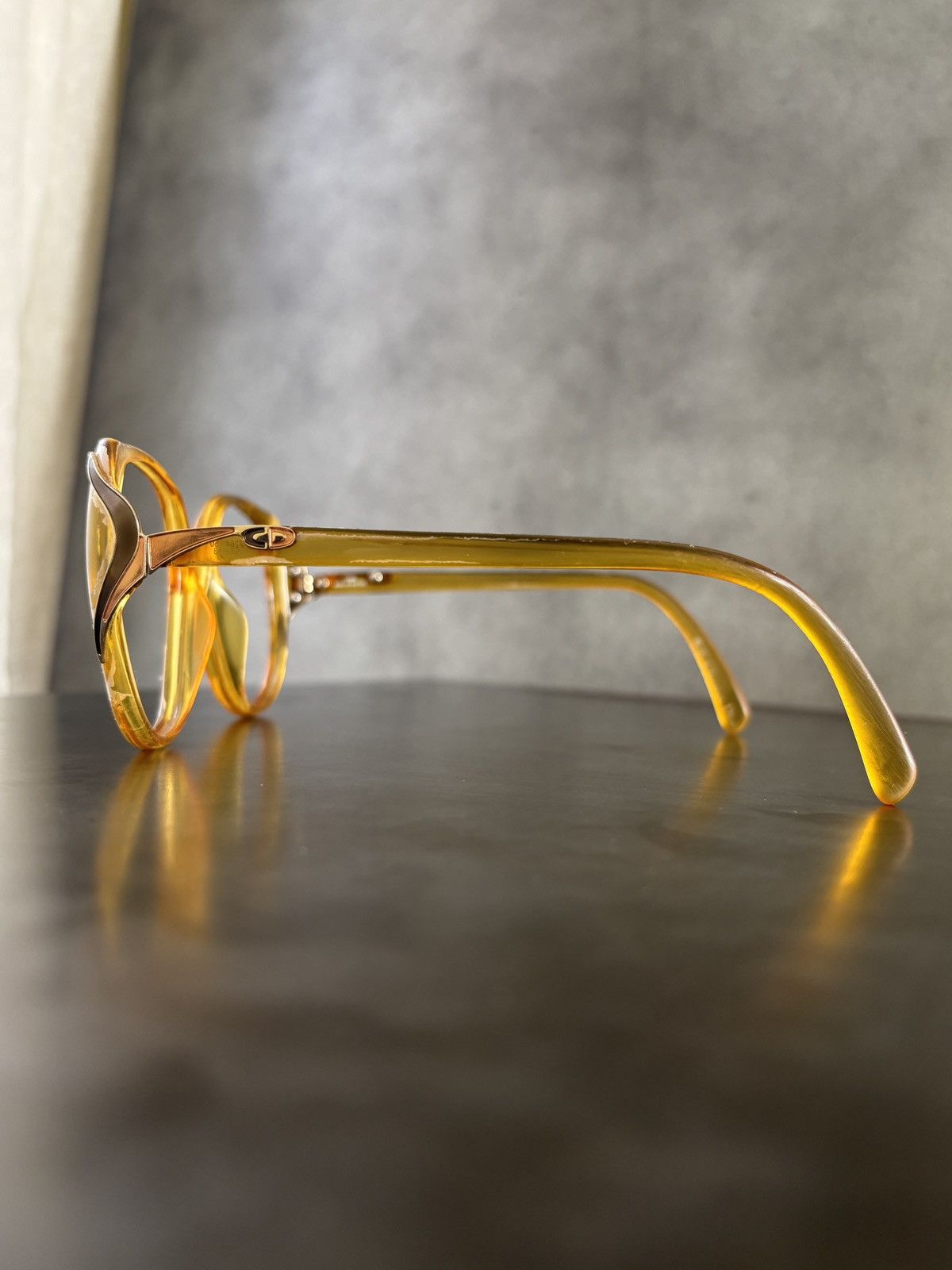 Christian Dior Monsieur Vintage Christian Dior Eyeglasses Frames Optyl Oversized 70s Size ONE SIZE - 5 Thumbnail