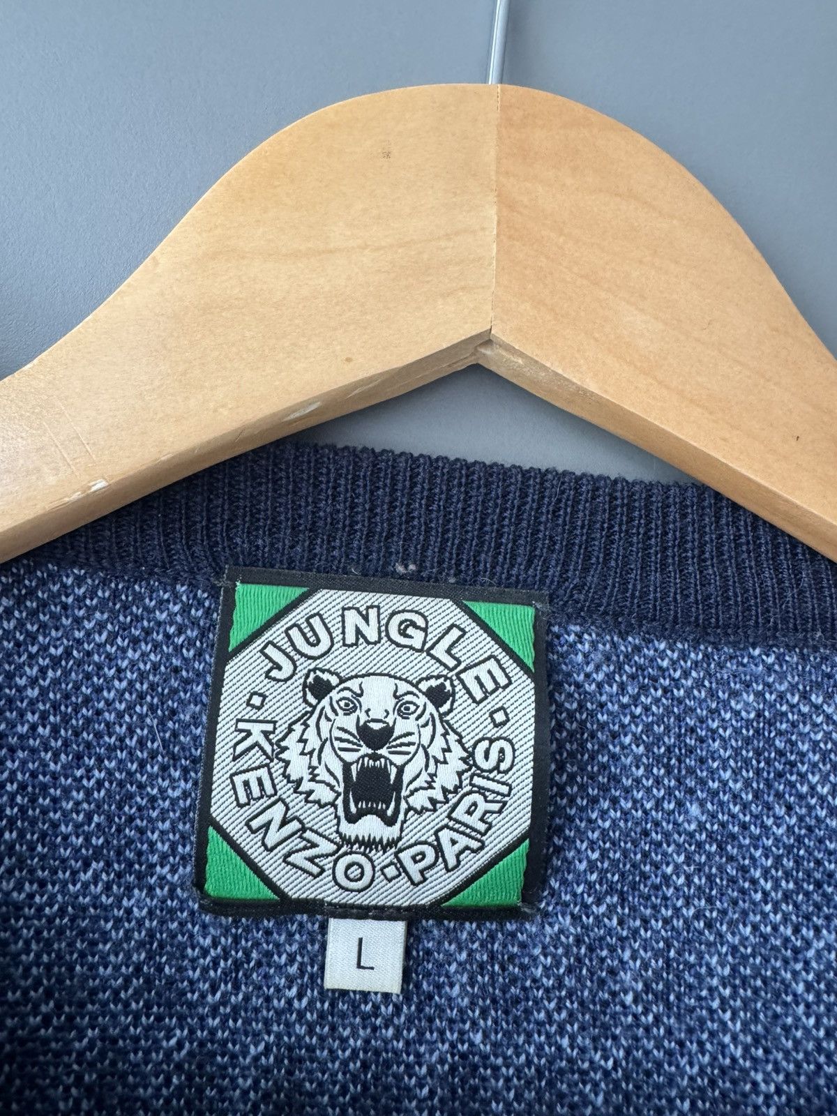 Kenzo Kenzo Wool Sweater Tiger Size US L / EU 52-54 / 3 - 4 Thumbnail