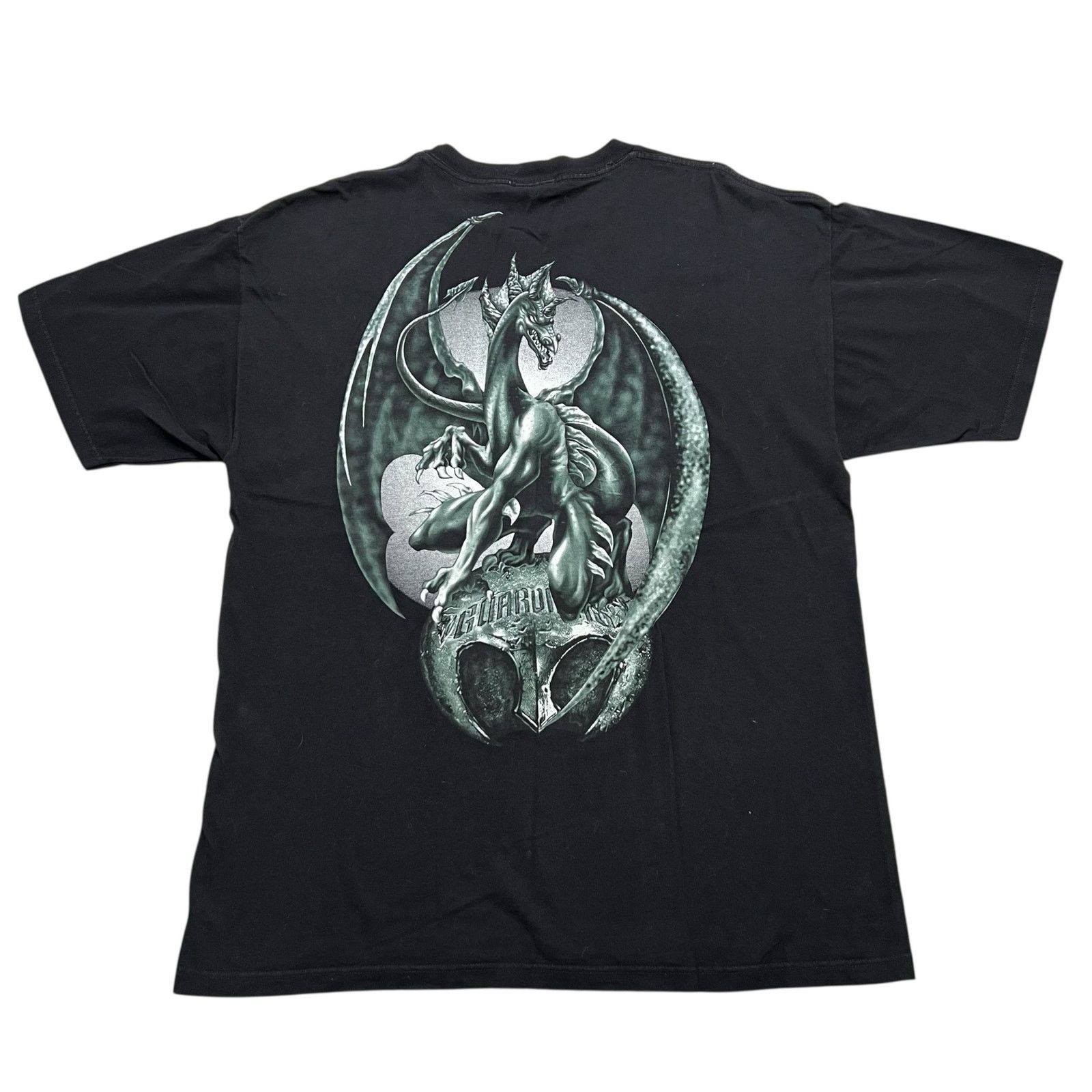 ODM Guardians of Paradise Dragon Graphic T-Shirt Black Men’s XL Size US XL / EU 56 / 4 - 3 Thumbnail