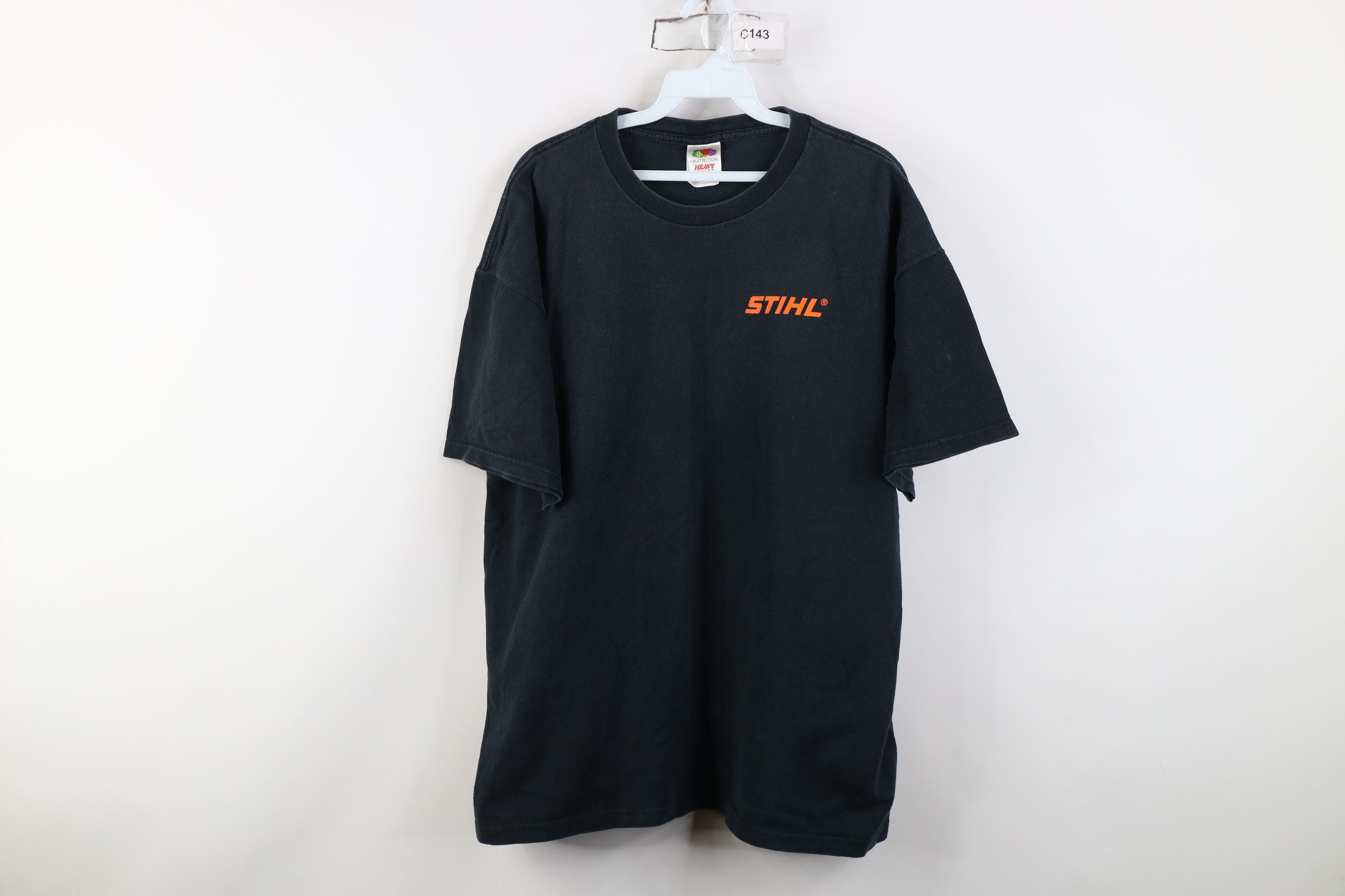 Fruit Of The Loom Vintage 90s Y2K Stihl Chainsaw Short Sleeve T-Shirt Size US XL / EU 56 / 4 - 1 Thumbnail