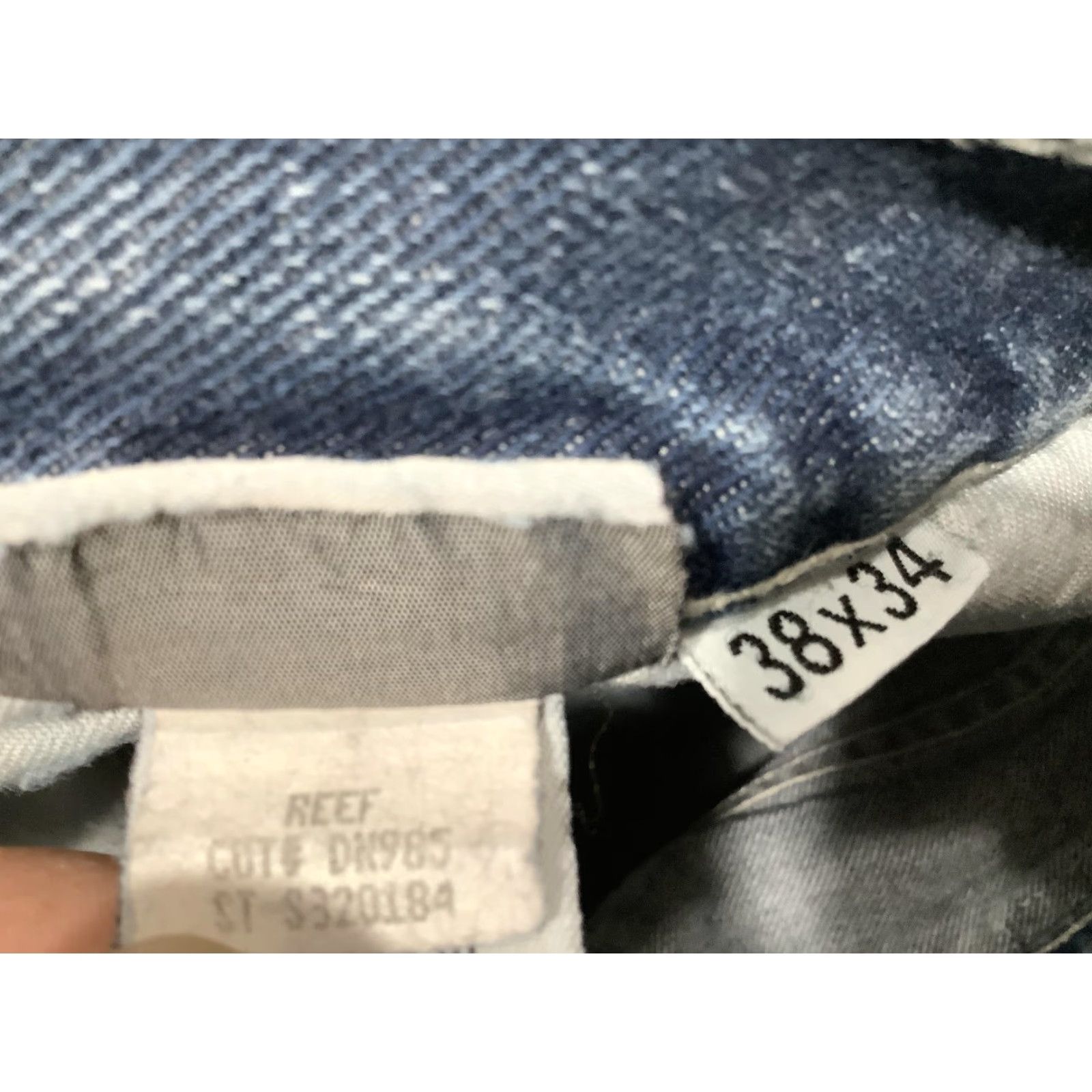 Quiksilver VINTAGE Quiksilver Basic Cut Jeans Mens 38x34 Blue Denim USA Straight 90s Y2K 5-Pocket Relaxed Fit Mens Jeans Size US 38 / EU 54 - 7 Thumbnail