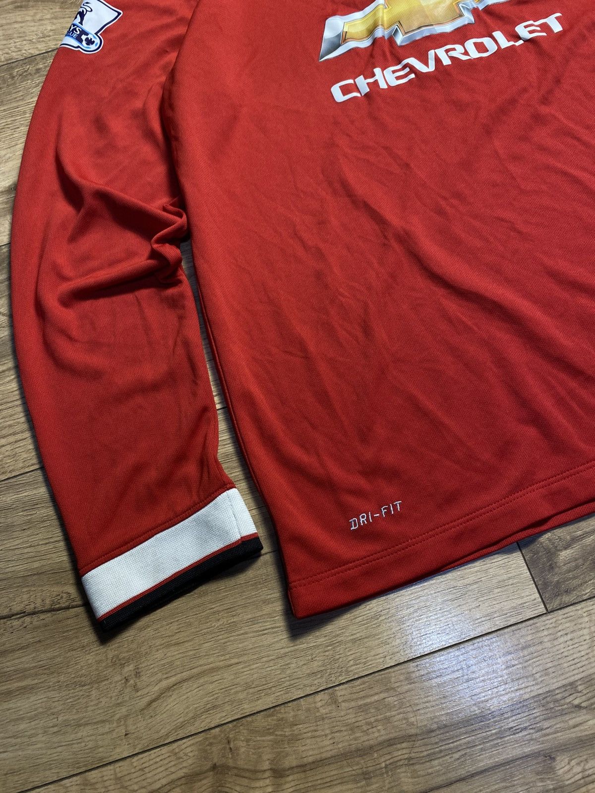 Nike Nike Manchester United 2014-15 Home Long Sleeve Di Maria #7 Size US L / EU 52-54 / 3 - 2 Thumbnail
