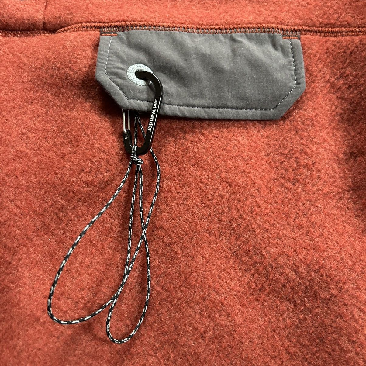 And Wander 574-1281098 2021 and wander wool fleece pullover quartersnap Size US M / EU 48-50 / 2 - 5 Thumbnail