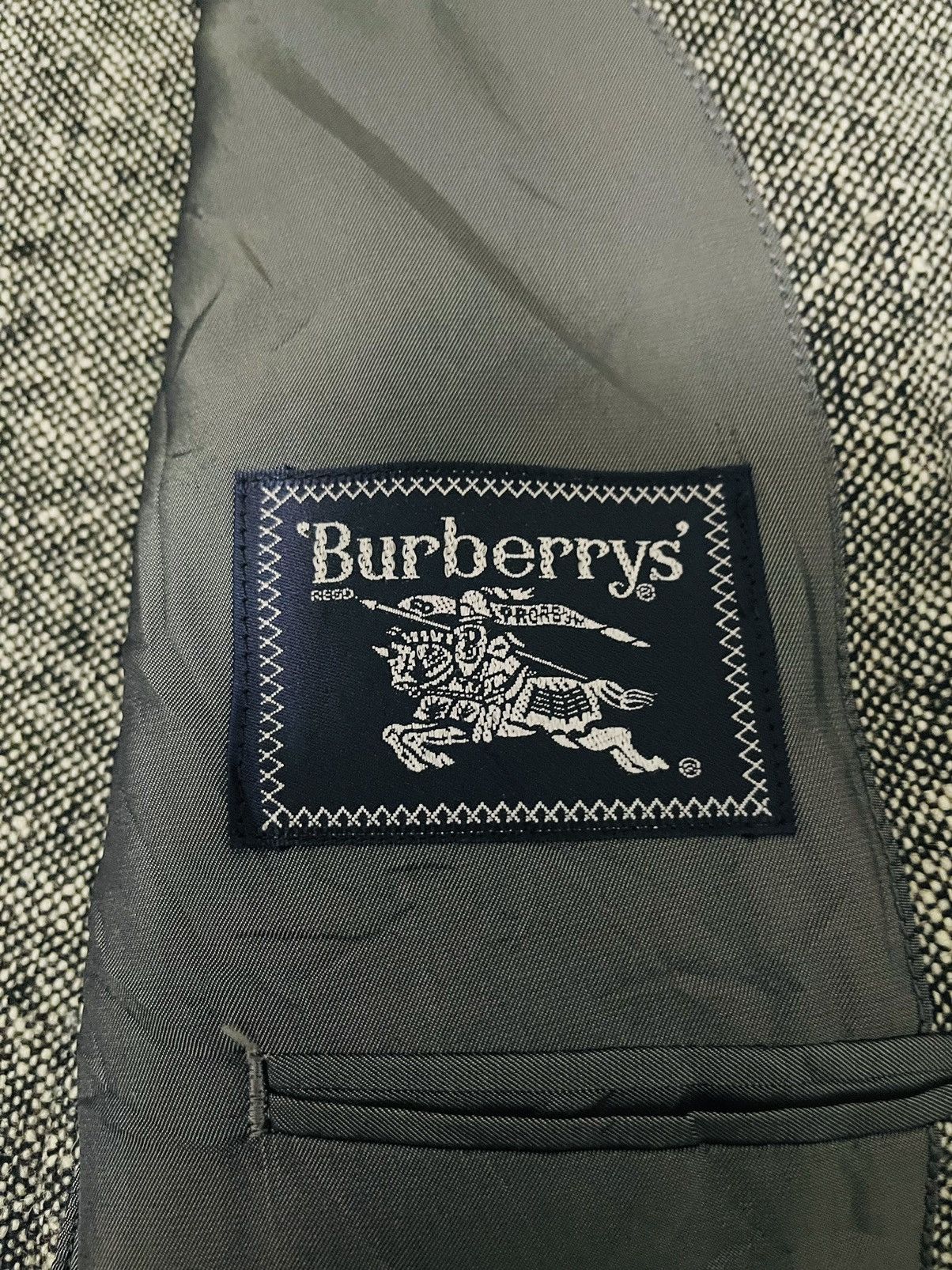 Burberry × Vintage Vintage Burberry Grey Blazer Size US M / EU 48-50 / 2 - 4 Thumbnail