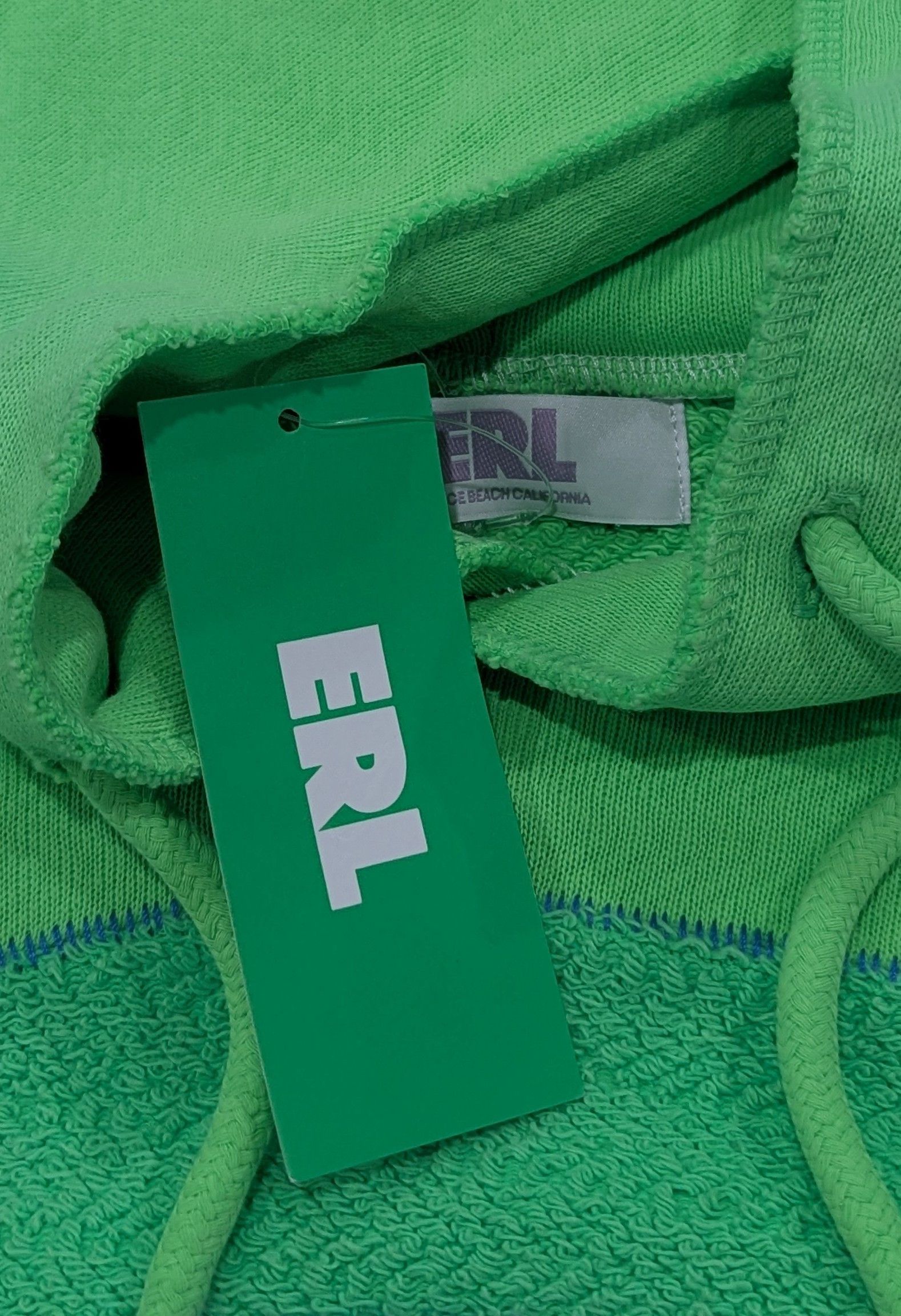 ERL ERL Rainbow Knit Pullover Hoodie Hoodie Green/Blue Large Size US L / EU 52-54 / 3 - 2 Thumbnail