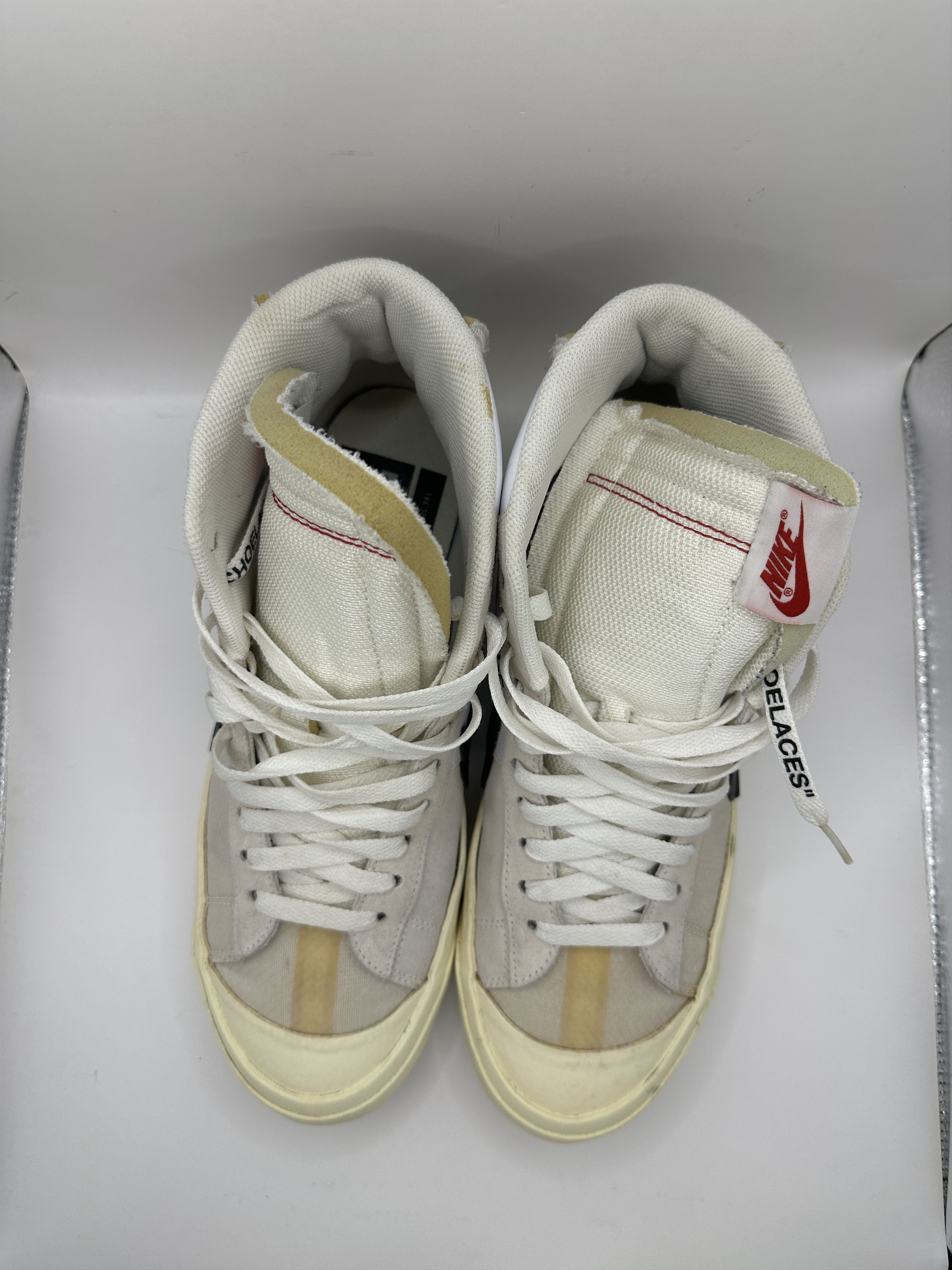 Nike × Off-White Nike Blazer Off White Size US 10 / EU 43 - 8 Thumbnail