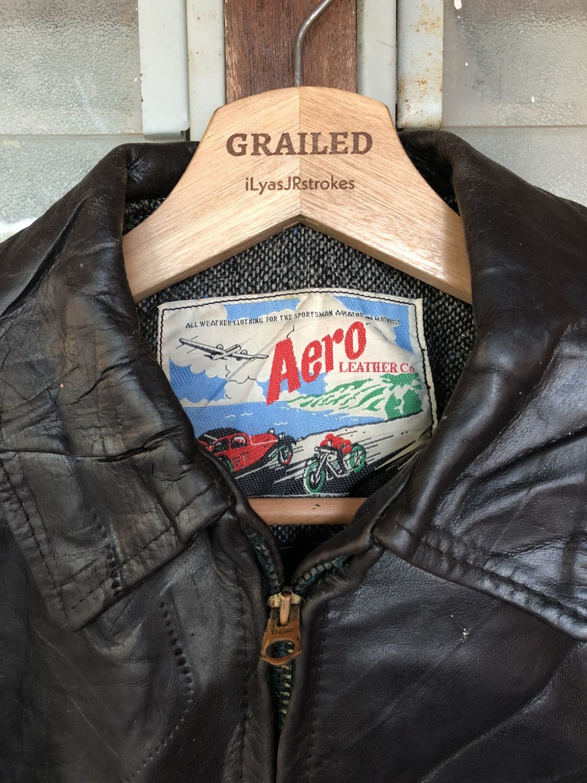 Aero Leathers Vintage Aero Leathers Genuine Horsehide Motorcycle Jacket Size US M / EU 48-50 / 2 - 21 Thumbnail