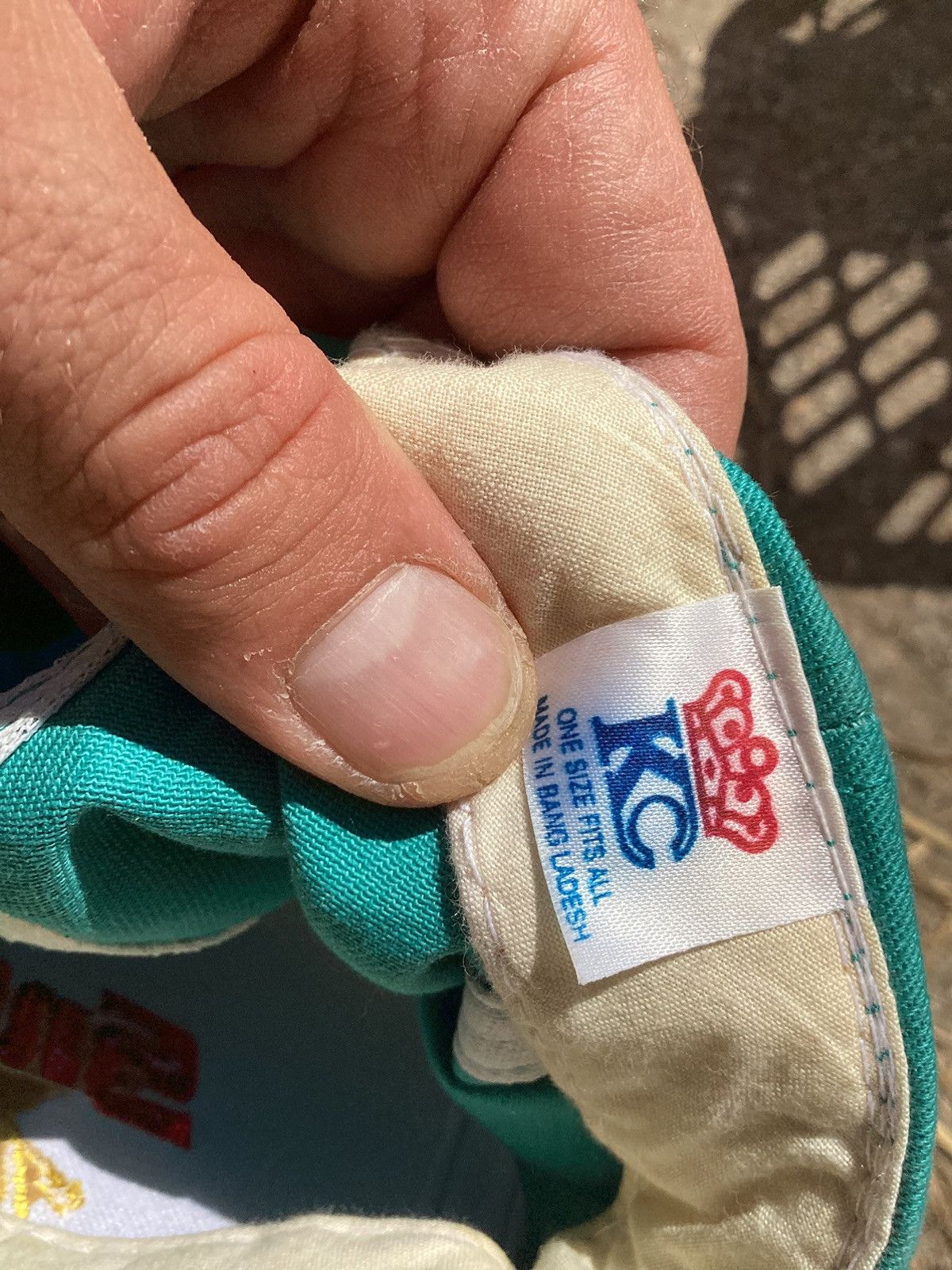 Other Vtg 90s snap on racing baby blue with purple Bill KC hats Size ONE SIZE - 4 Thumbnail