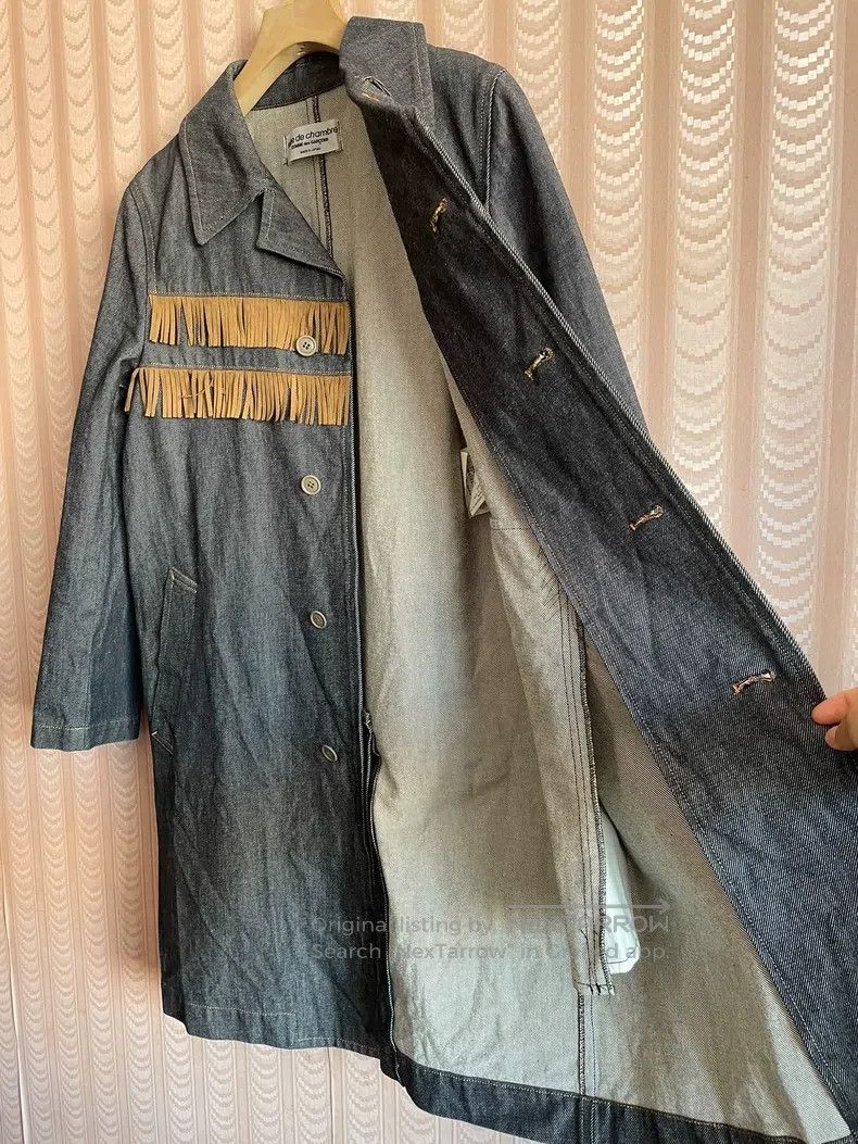 Comme des Garcons Comme des Garcons Denim Fringe Jacket Size S / US 4 / IT 40 - 5 Thumbnail