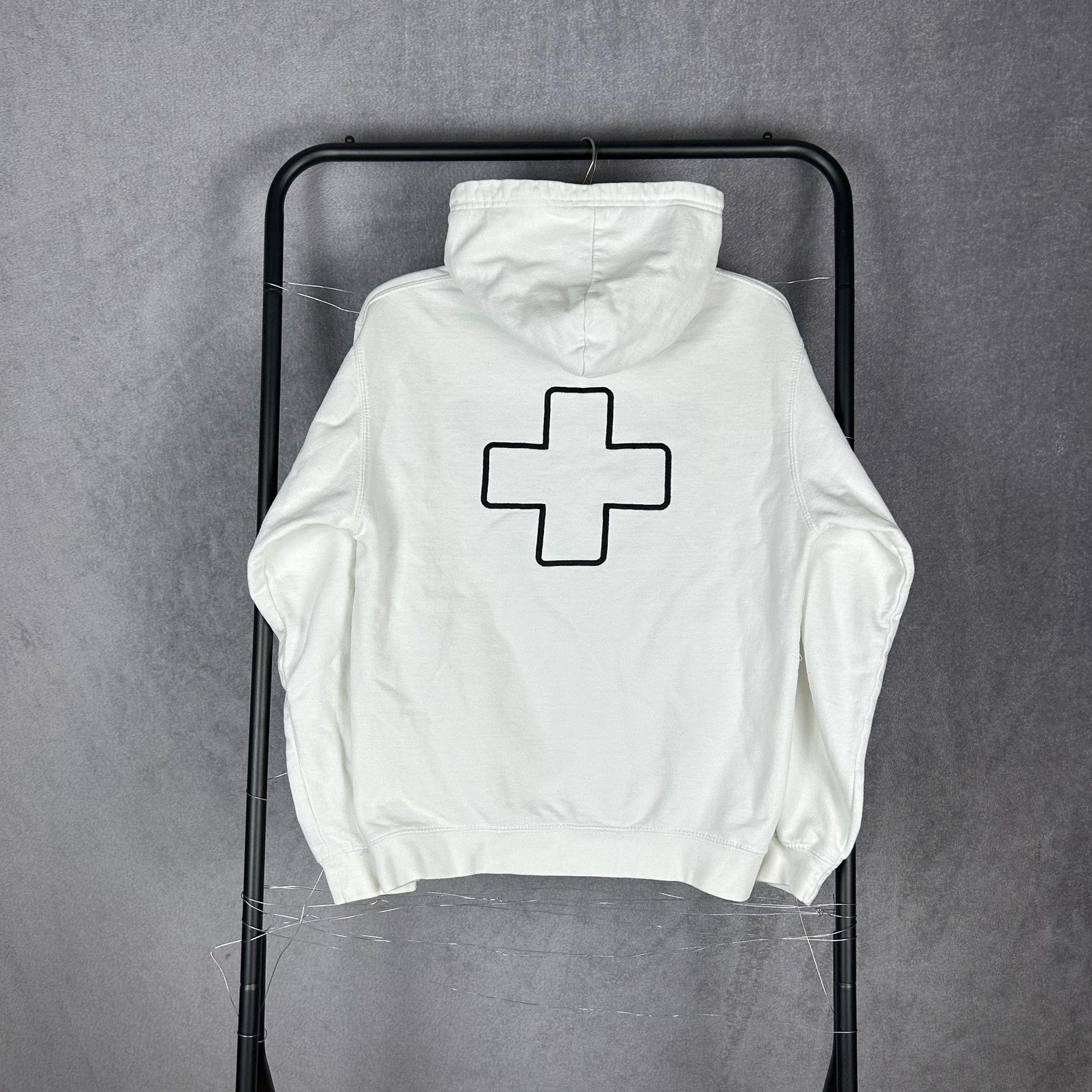 Designer × Places + Faces Places +Faces hoodie white big logo spellout embriordery Size US S / EU 44-46 / 1 - 2 Thumbnail