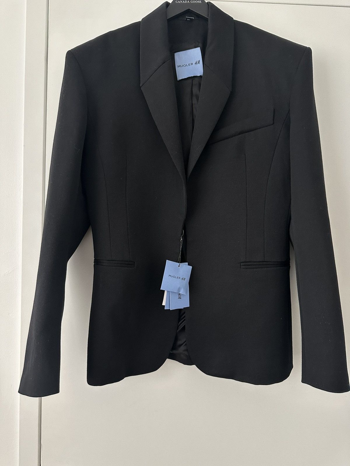 H&M Mugler H&M Defined-Waist Wool Blazer . Size 44R Size 44R - 13 Thumbnail
