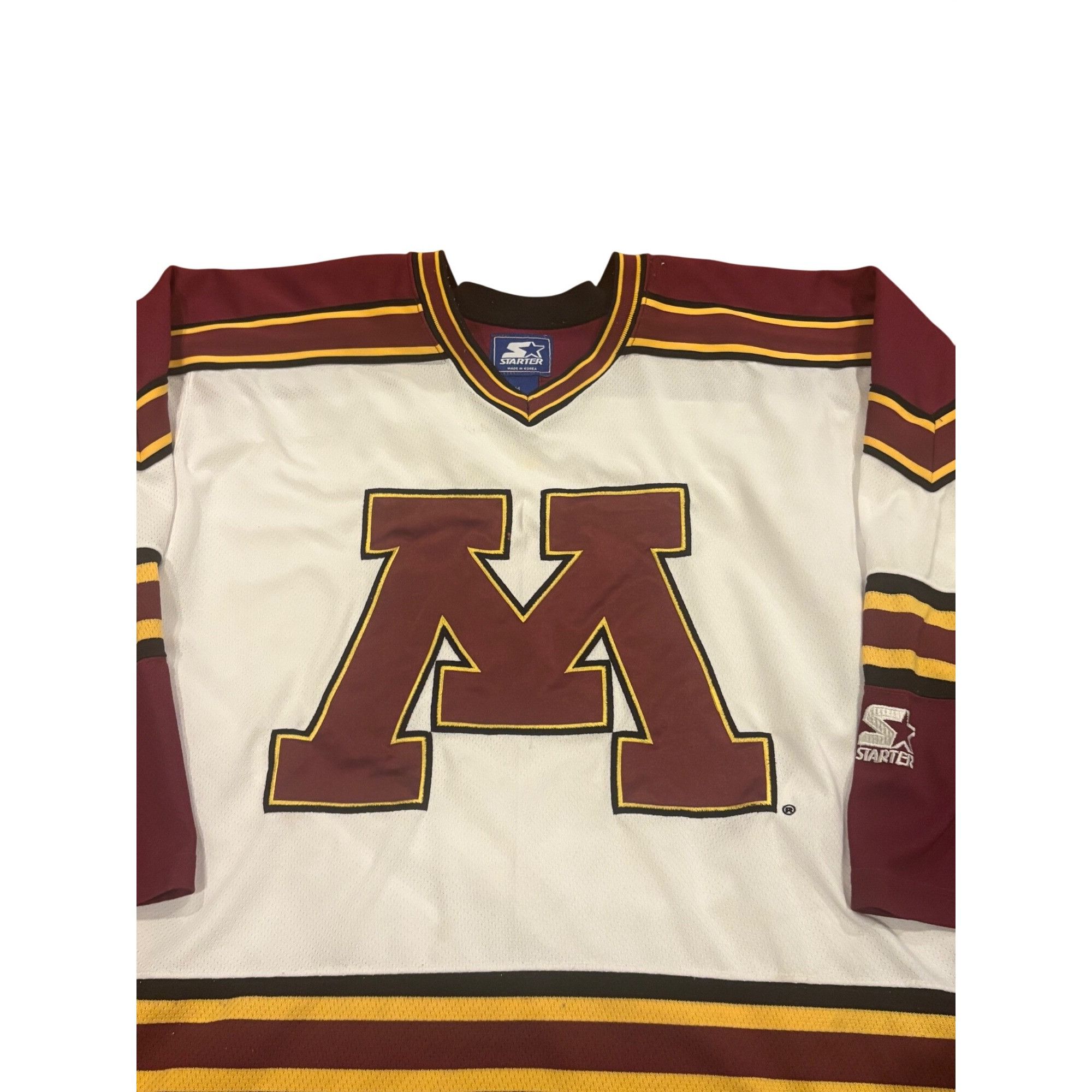 Starter Vintage 90s Starter Minnesota Golden Gophers Stitched NCAA H Size US M / EU 48-50 / 2 - 5 Thumbnail