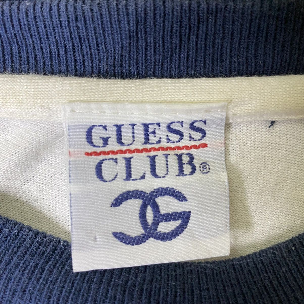 Guess × Vintage Vintage 1990s Guess Club Tee Size US L / EU 52-54 / 3 - 3 Thumbnail