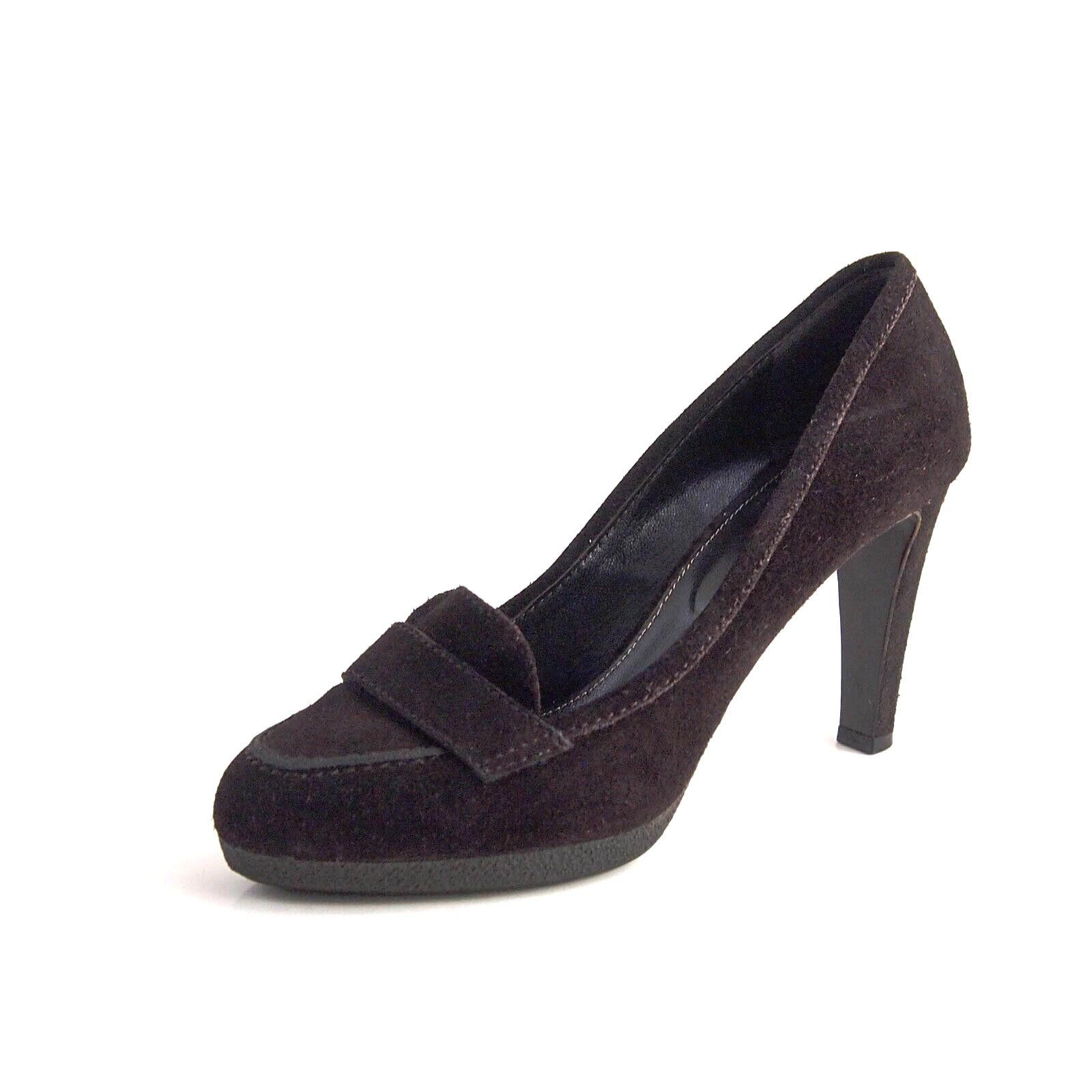 Sergio Rossi Sergio Rossi Heels Pump Brown Suede Womens US 7.5 EU 37.5 Size US 7.5 / IT 37.5 - 1 Thumbnail