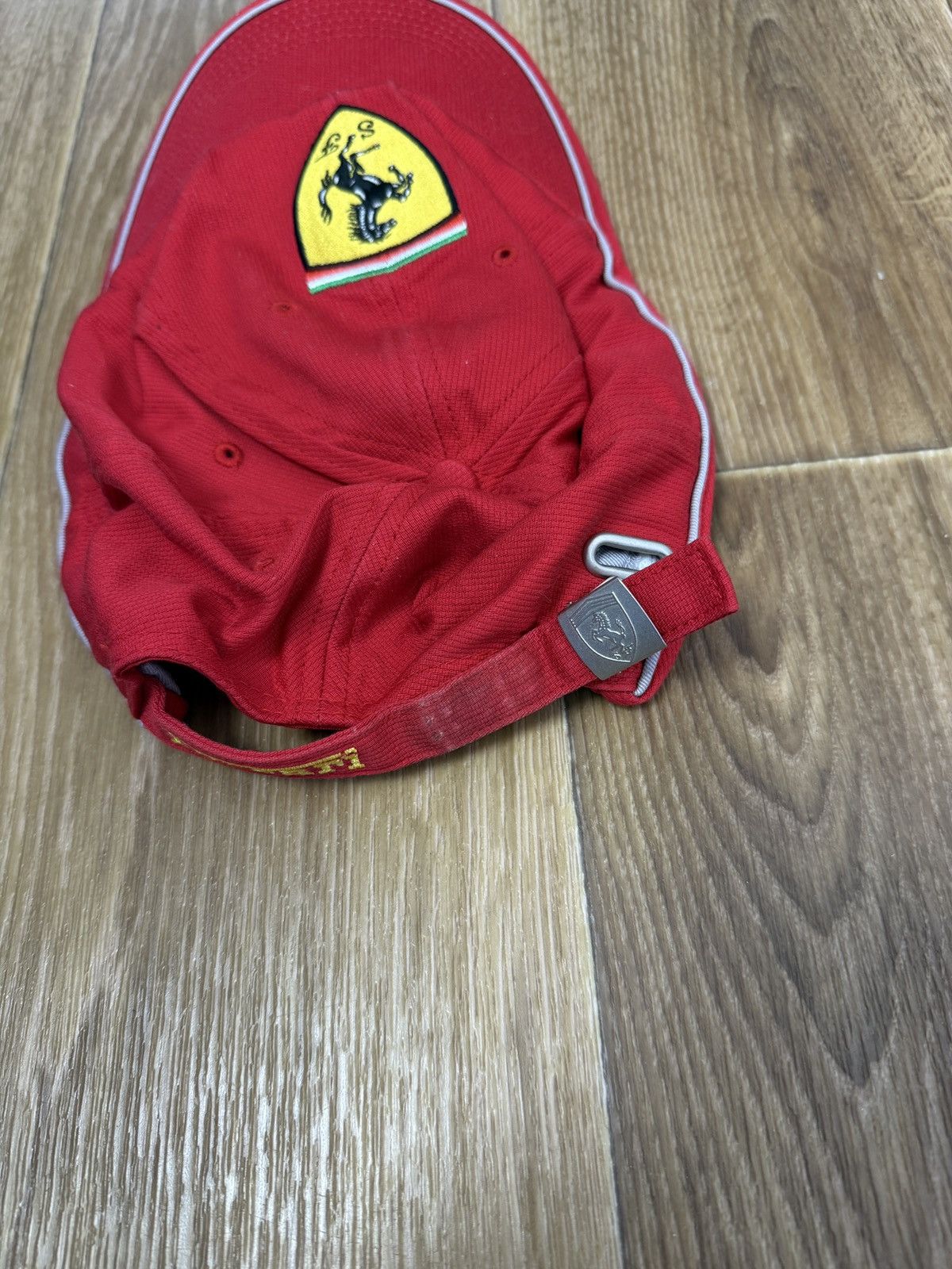 Ferrari Vintage Ferarri Embroidery F-1 Racing Cap Os Size ONE SIZE - 8 Thumbnail