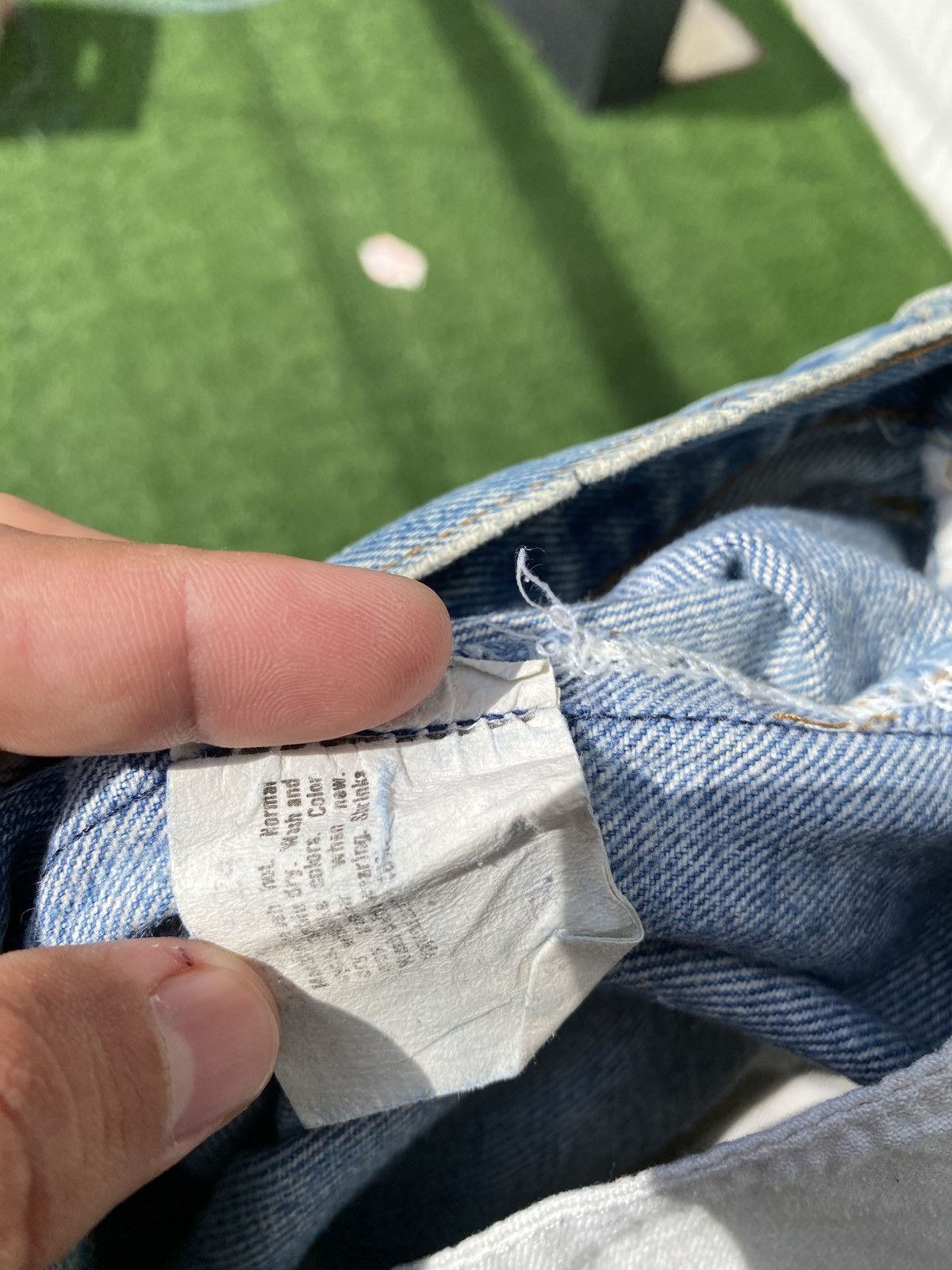 Levi's Vintage Clothing W30x30.5 Vintage levi's 501 distressed made in usa Size US 30 / EU 46 - 7 Thumbnail