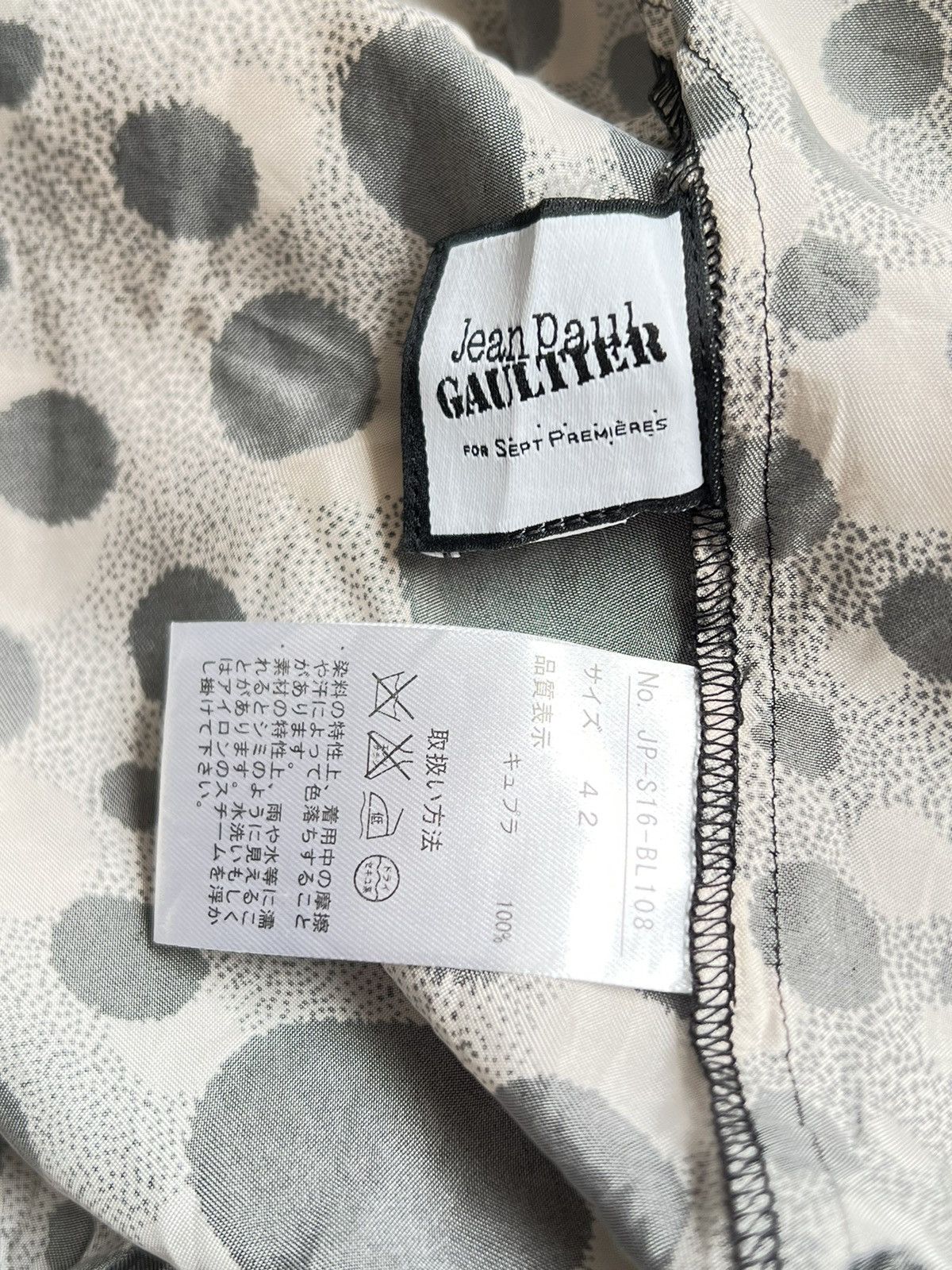 Jean Paul Gaultier Jean Paul Gaultier Polkadot Motive Tops Size US S / EU 44-46 / 1 - 16 Thumbnail